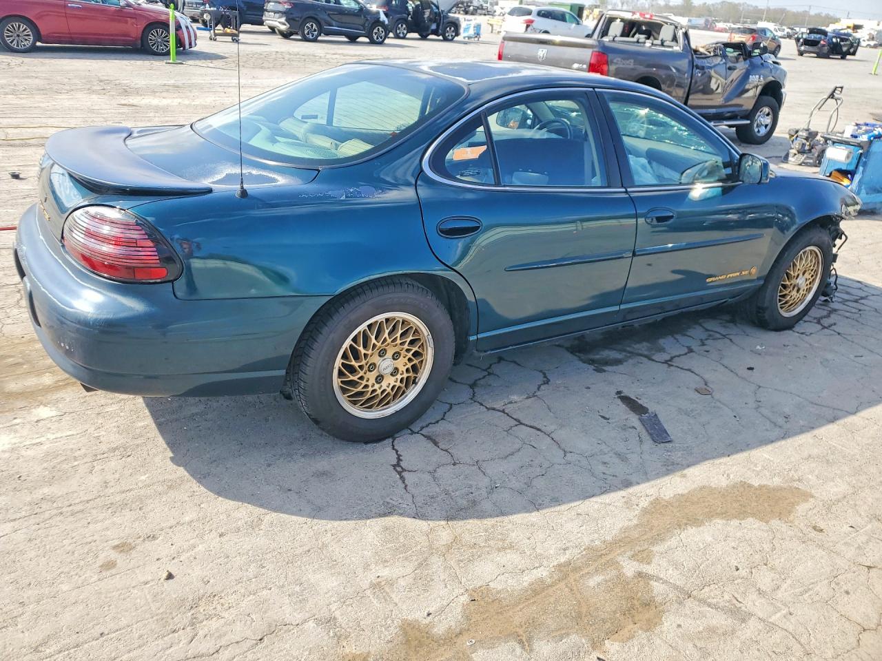 1997 Pontiac Grand Prix Se Teal vin: 1G2WJ52K3VF303365