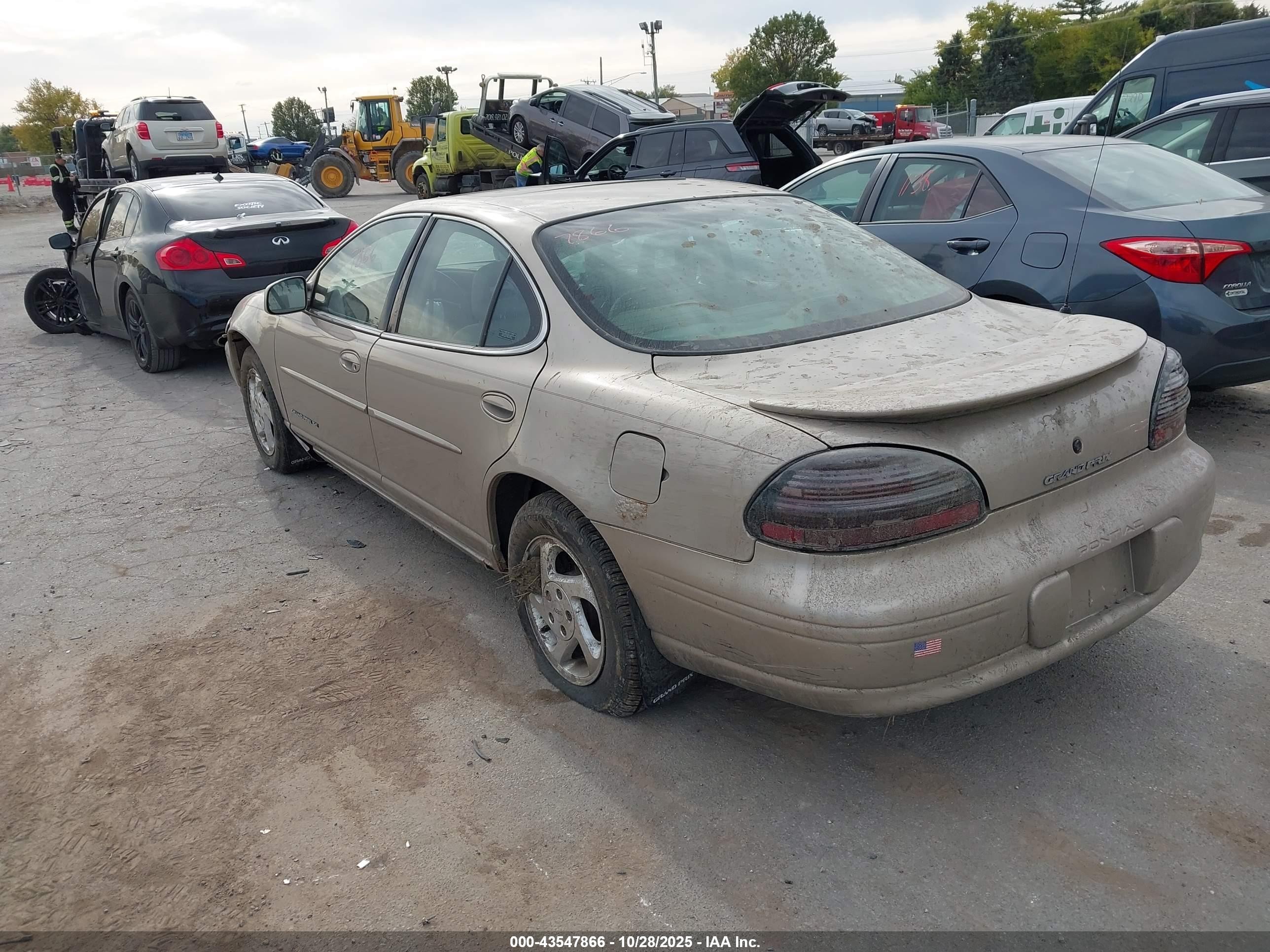 1997 Pontiac Grand Prix Se Beige vin: 1G2WJ52K4VF288990