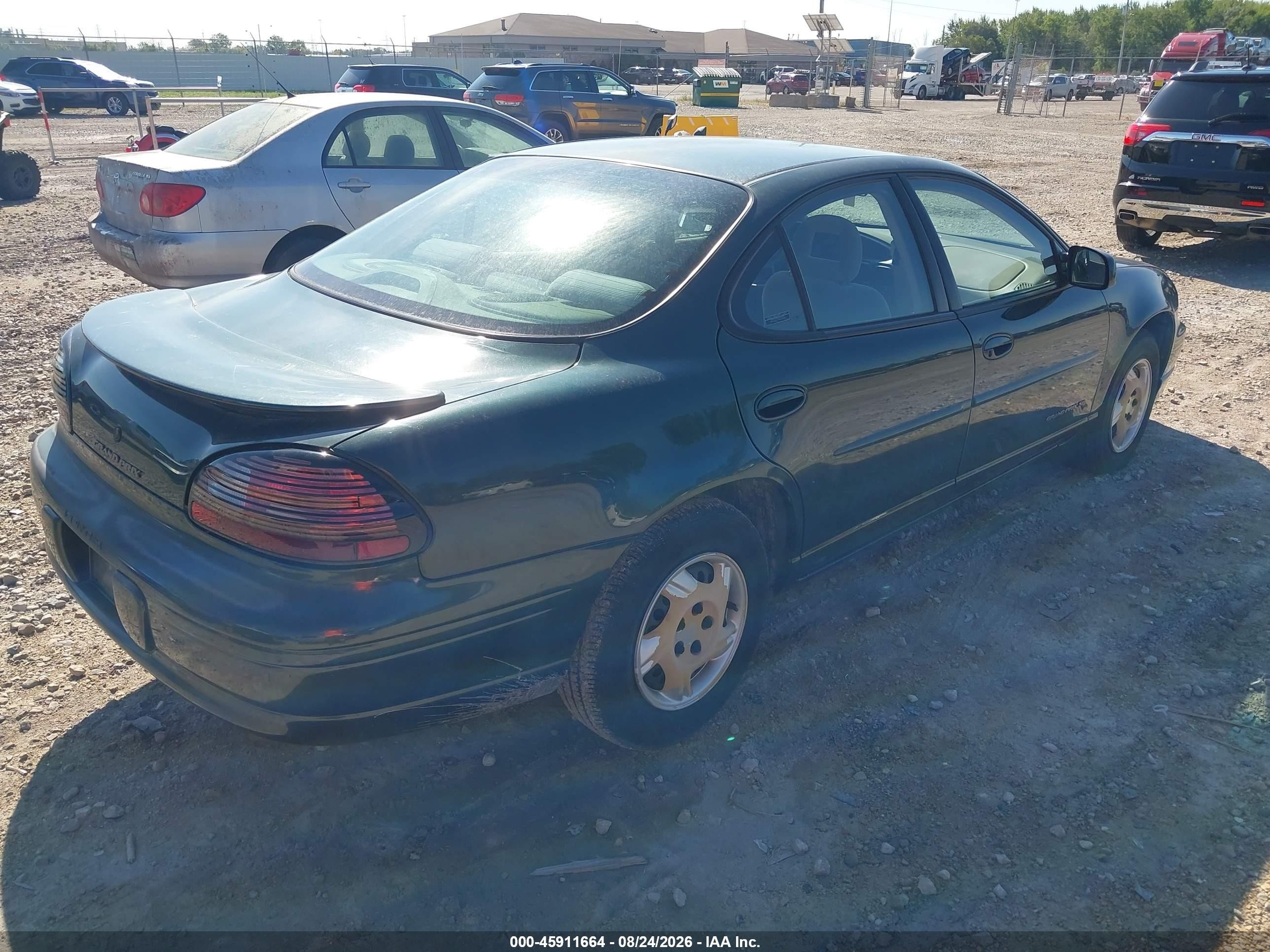 2001 Pontiac Grand Prix Se Green vin: 1G2WK52J01F236416