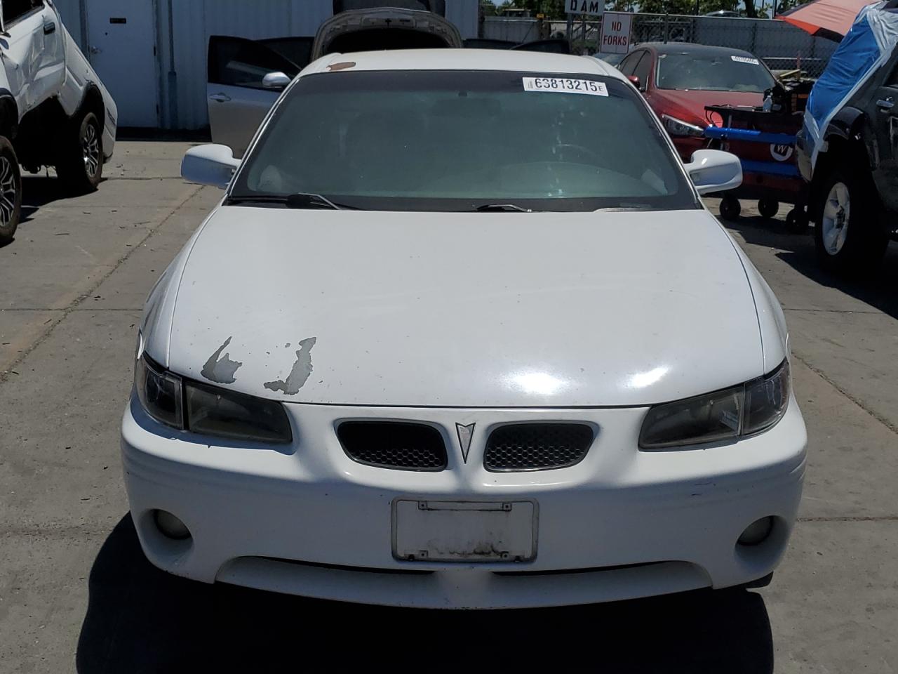 2001 Pontiac Grand Prix Se White vin: 1G2WK52J41F203063