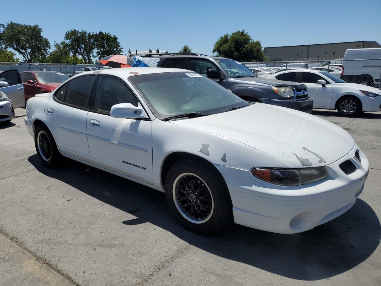 2001 Pontiac Grand Prix Se White vin: 1G2WK52J41F203063
