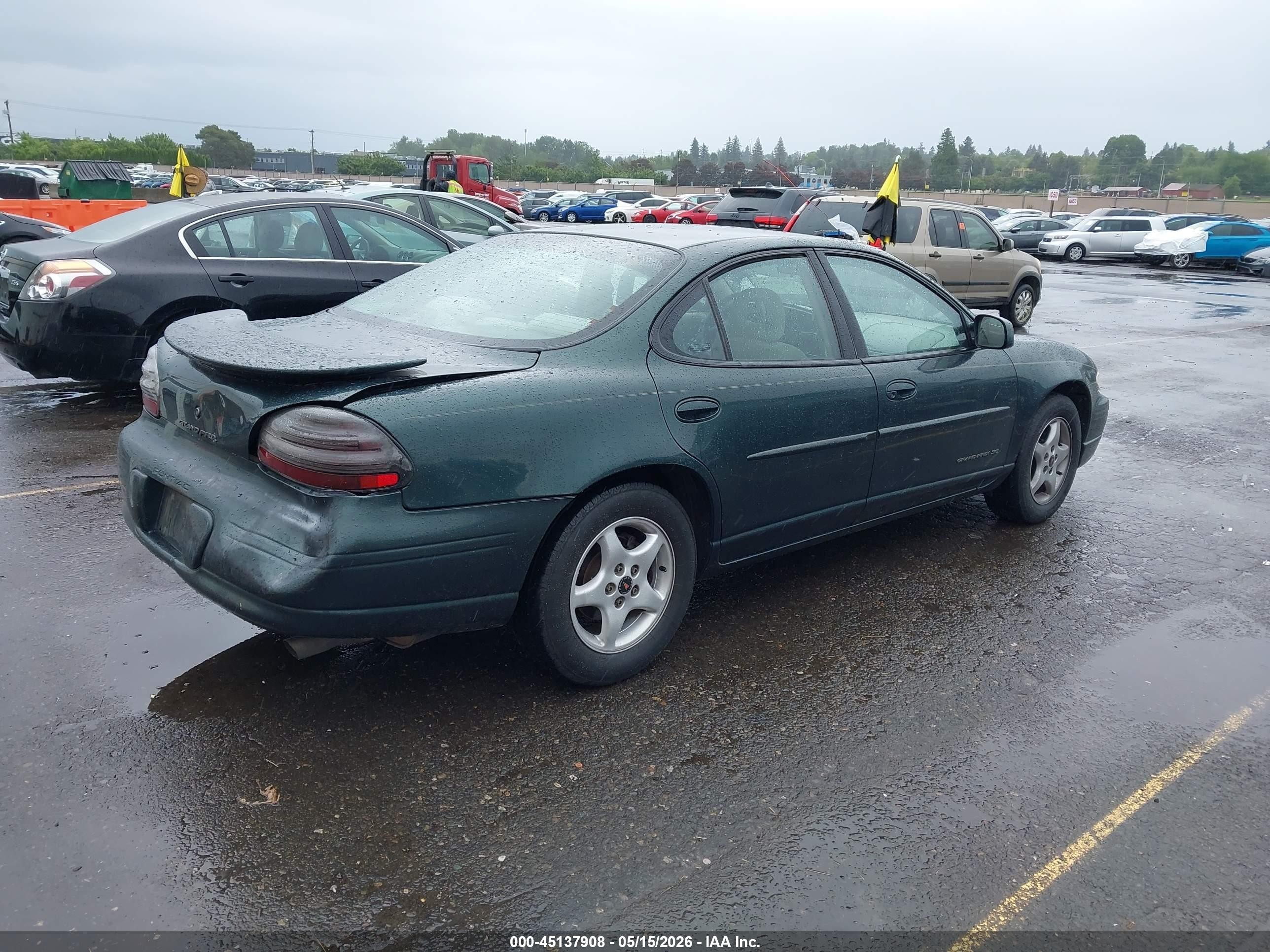 2001 Pontiac Grand Prix Se Green vin: 1G2WK52J41F231106