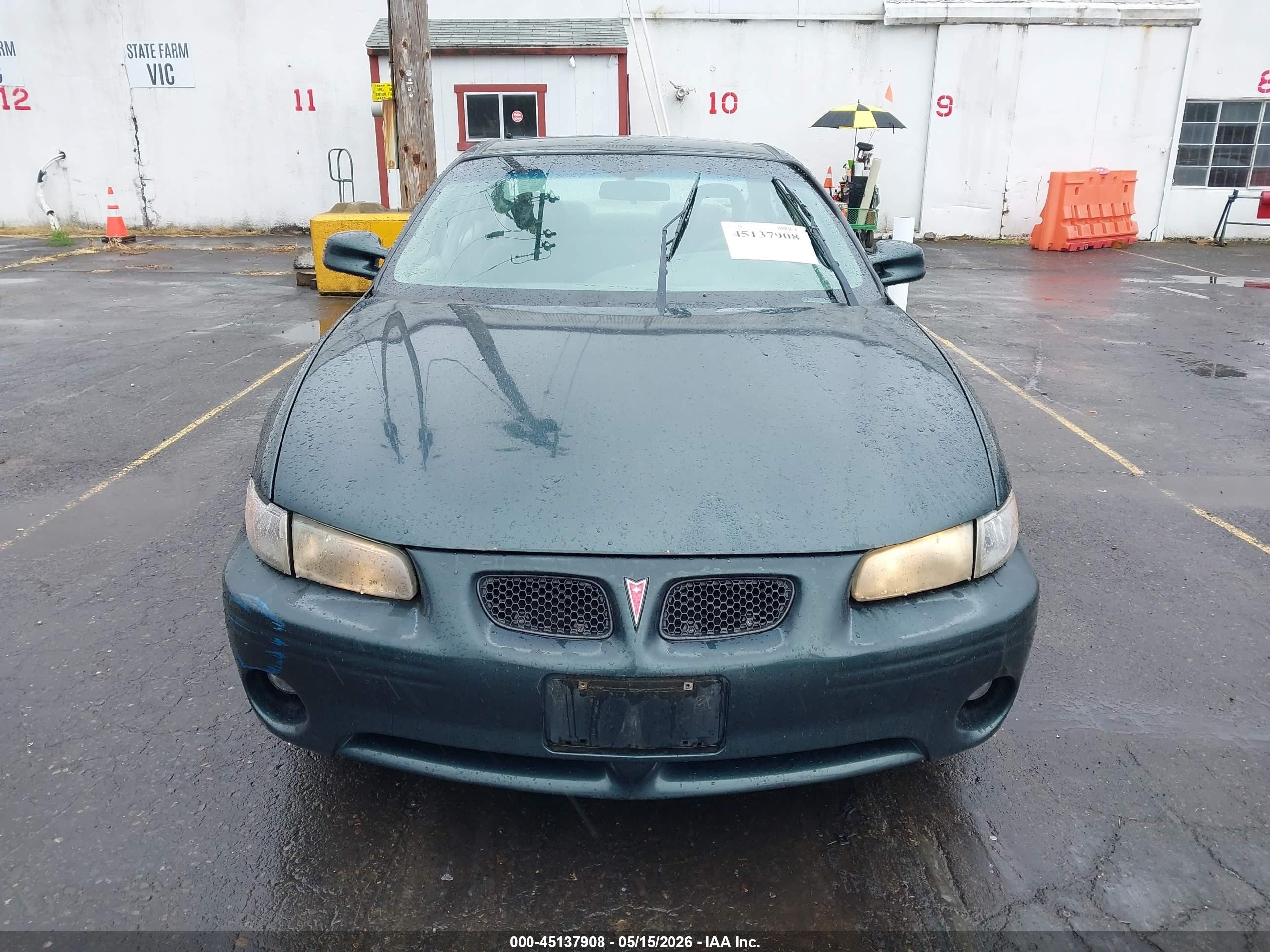 2001 Pontiac Grand Prix Se Green vin: 1G2WK52J41F231106