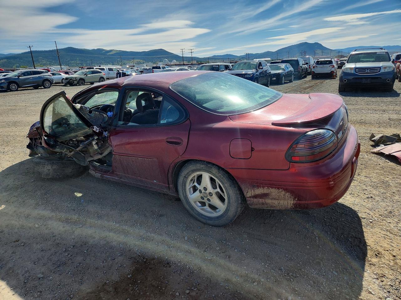 2003 Pontiac Grand Prix Se Maroon vin: 1G2WK52J93F139945