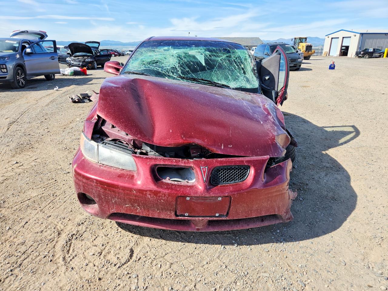 2003 Pontiac Grand Prix Se Maroon vin: 1G2WK52J93F139945