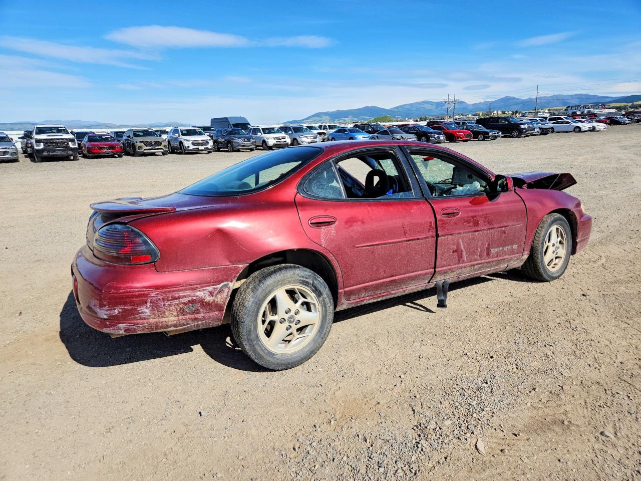 2003 Pontiac Grand Prix Se Maroon vin: 1G2WK52J93F139945