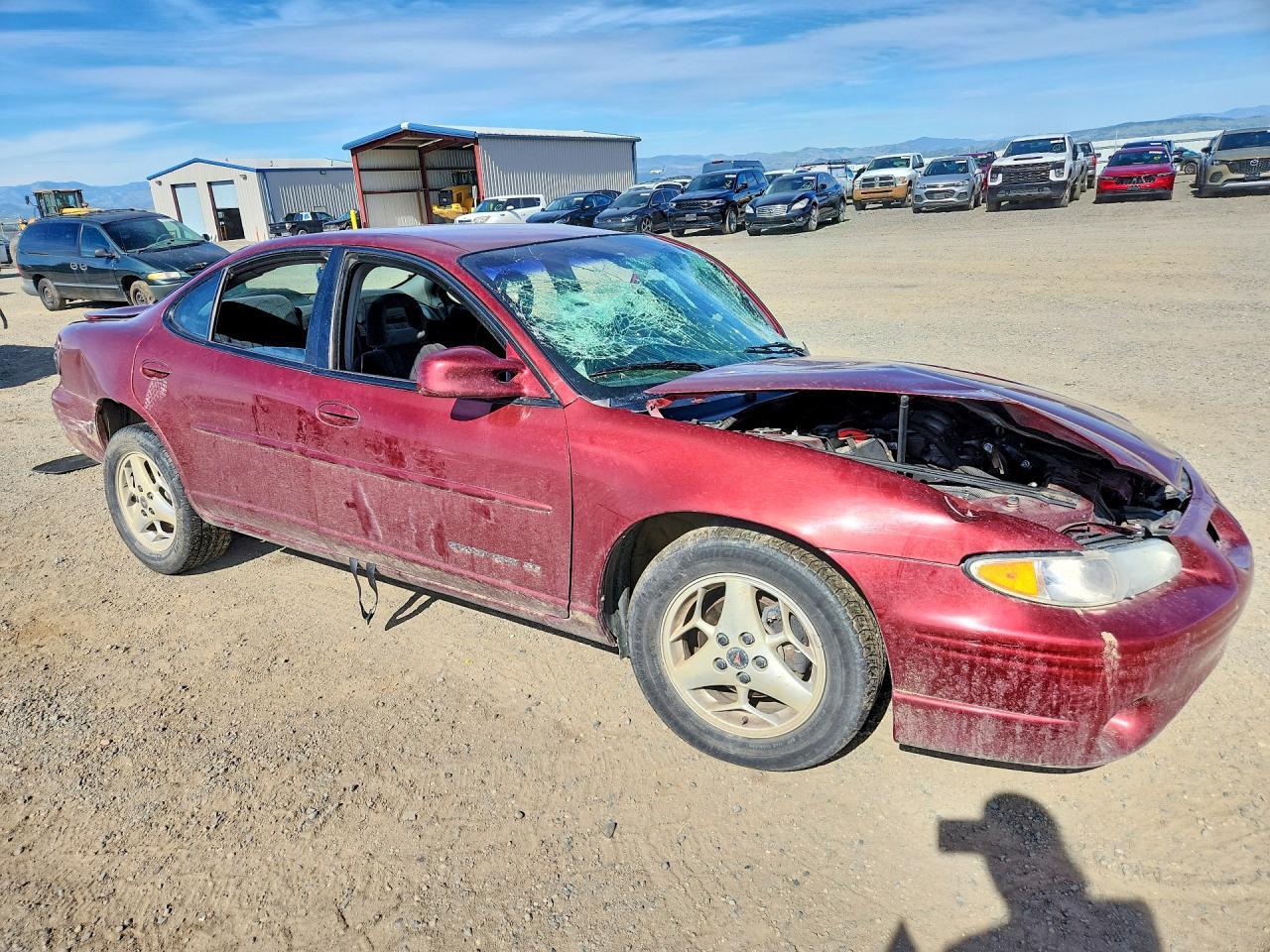 2003 Pontiac Grand Prix Se Maroon vin: 1G2WK52J93F139945