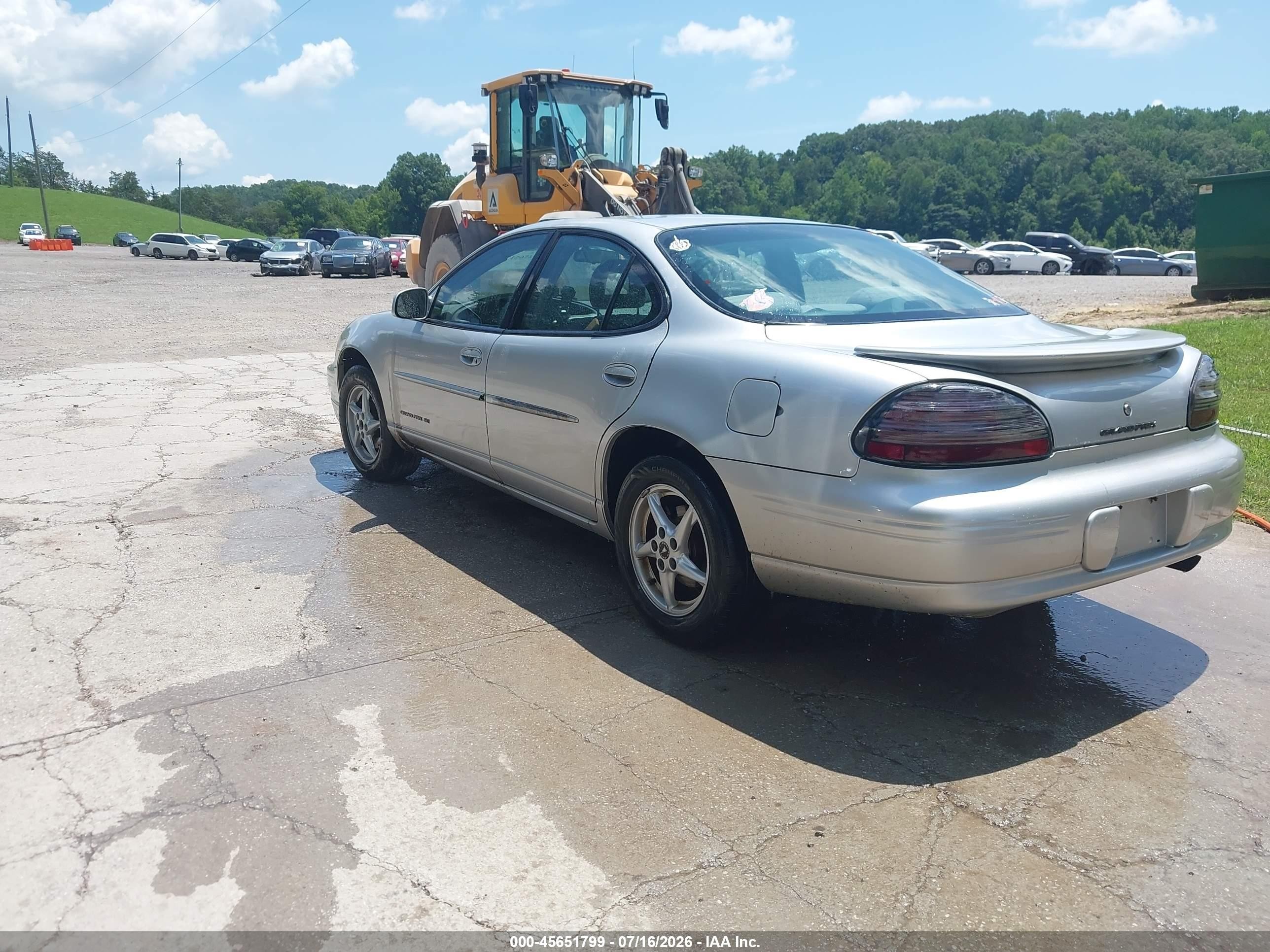 2003 Pontiac Grand Prix Se Silver vin: 1G2WK52JX3F159170
