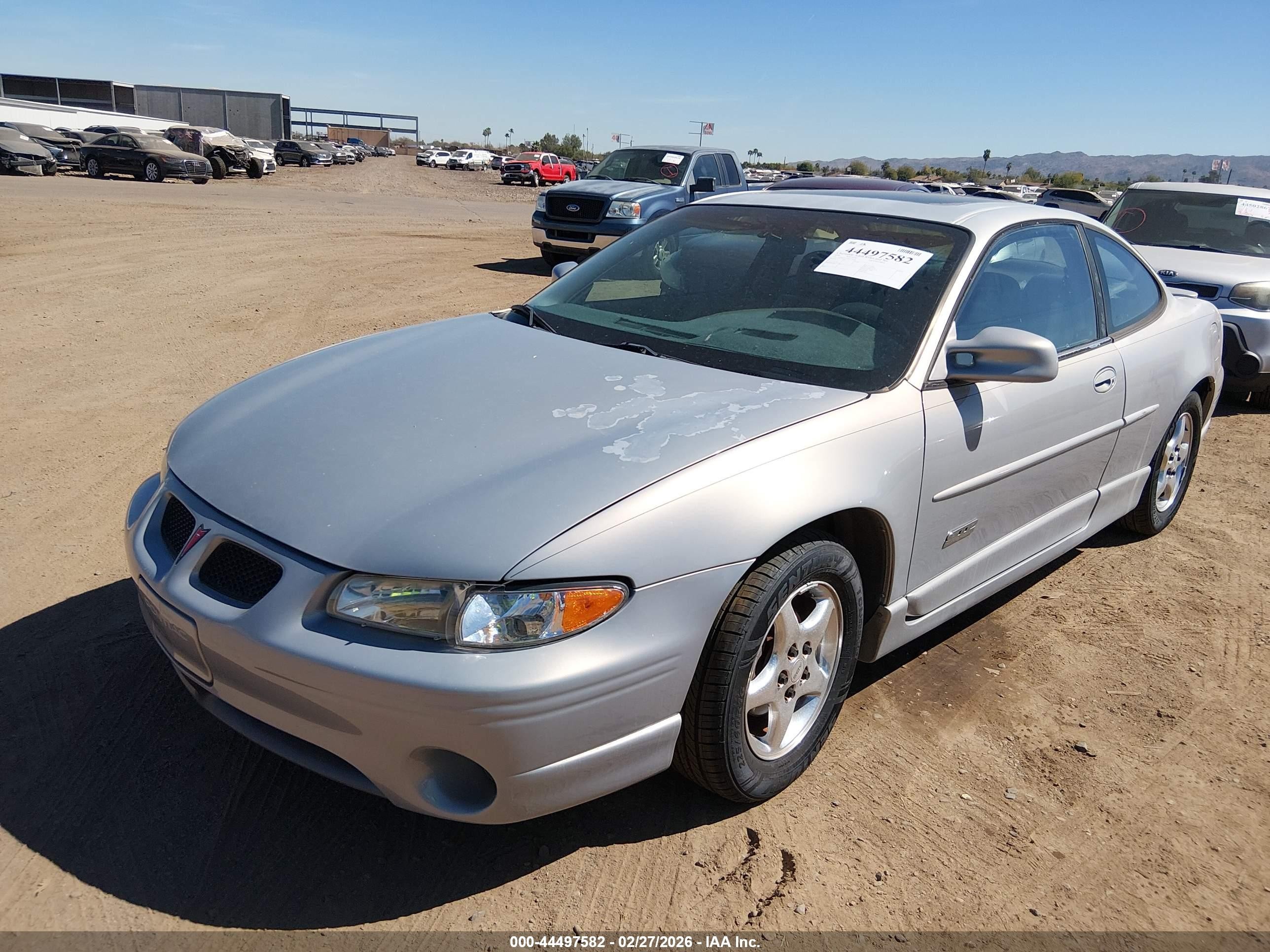 1998 Pontiac Grand Prix Gt Серебряный vin: 1G2WP1211WF339958