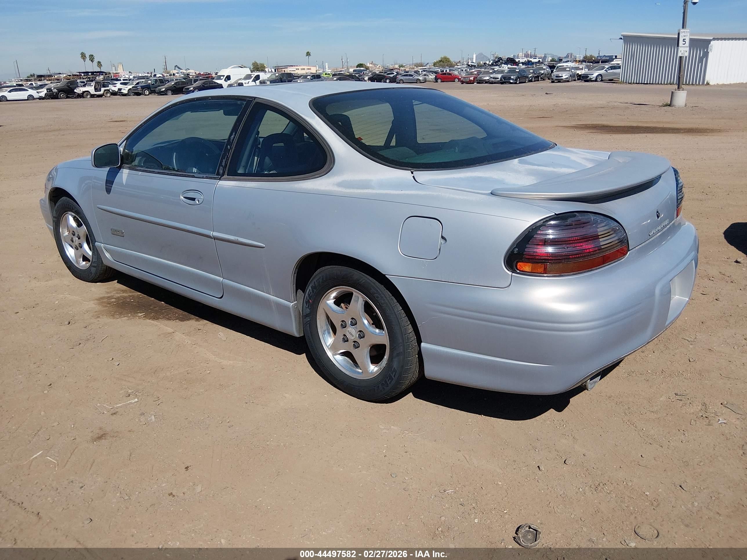 1998 Pontiac Grand Prix Gt Серебряный vin: 1G2WP1211WF339958