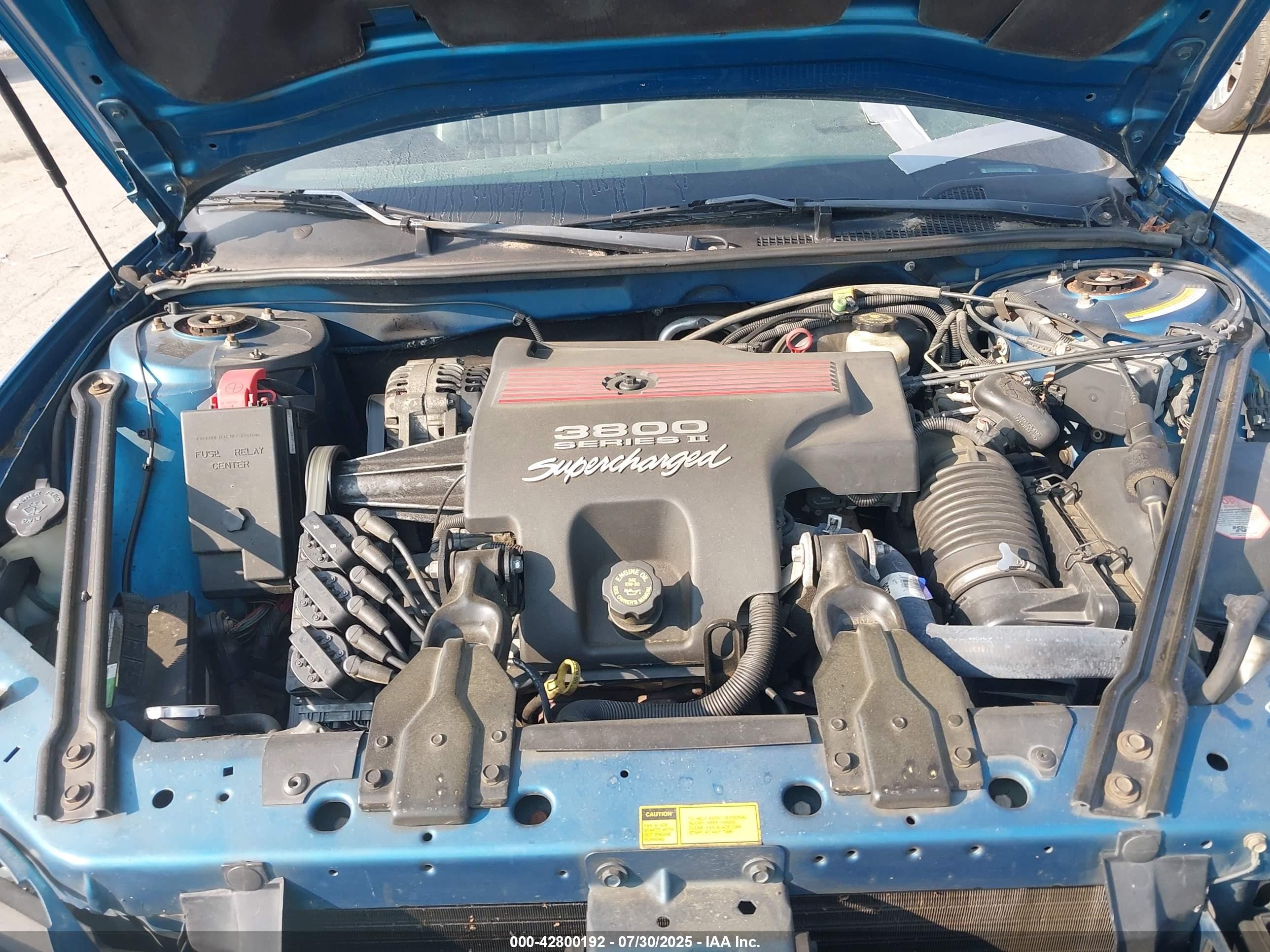 1998 Pontiac Grand Prix Gt Blue vin: 1G2WP1212WF305706