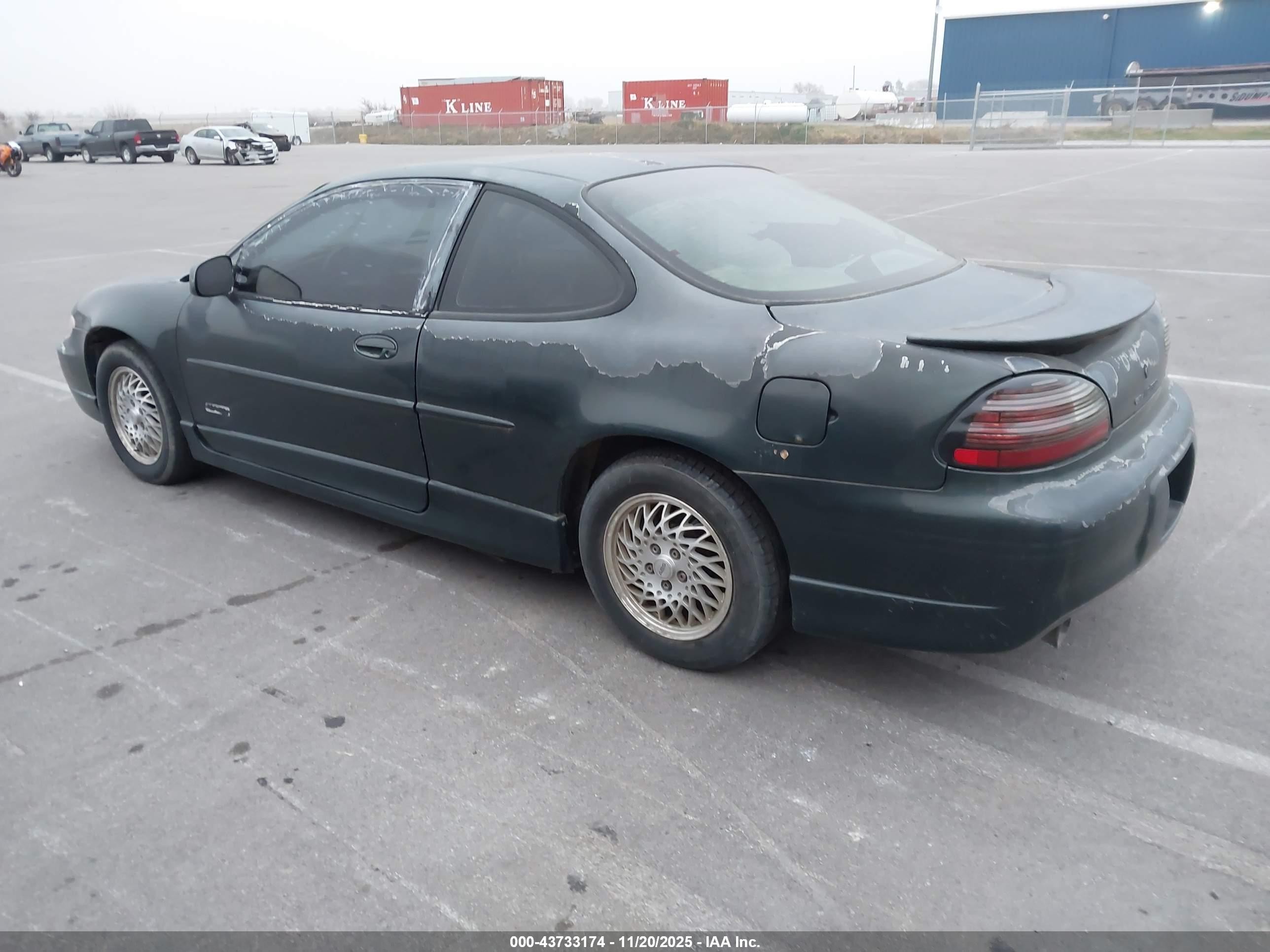 1998 Pontiac Grand Prix Gt Green vin: 1G2WP1213WF312017