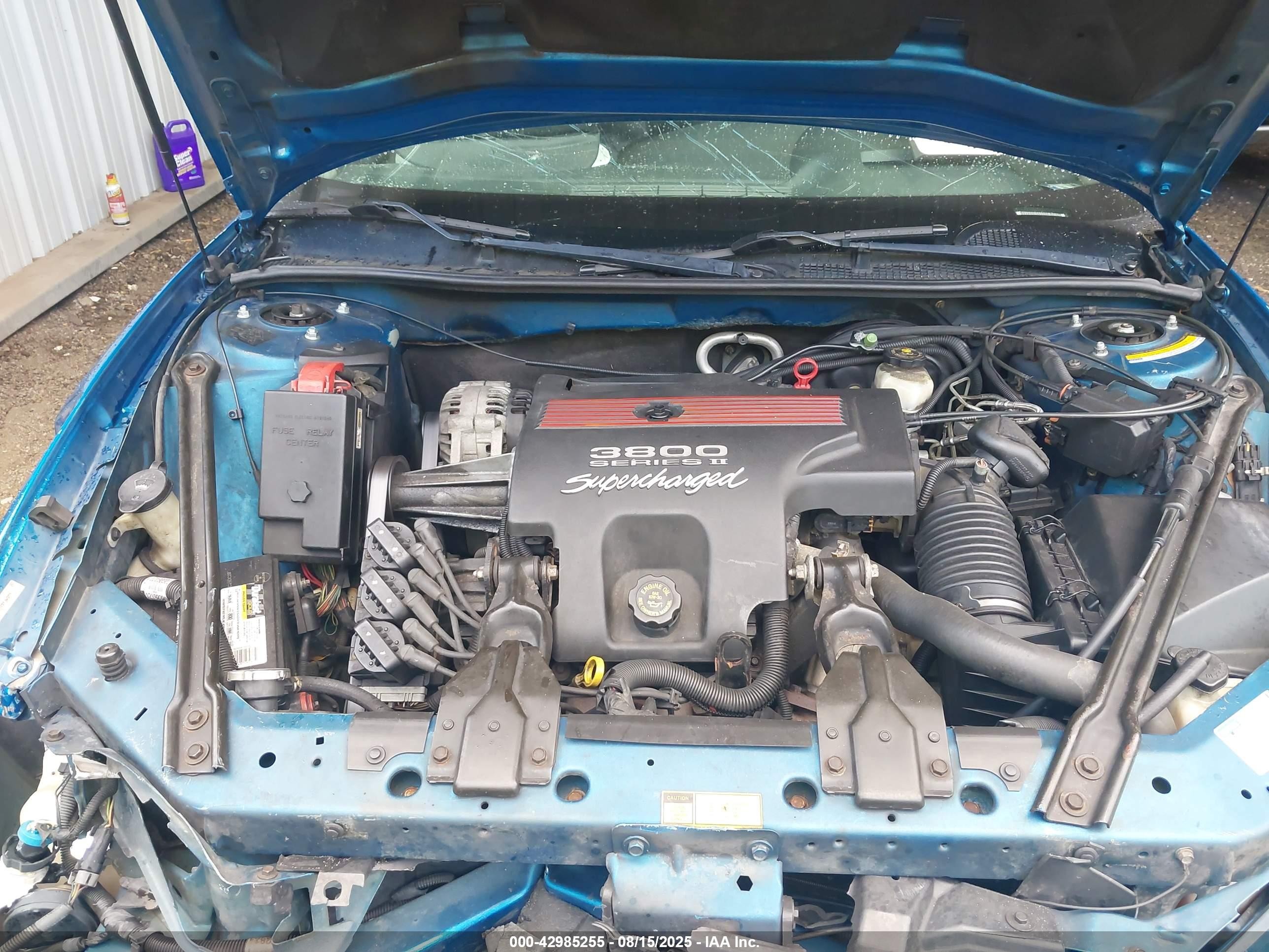 1998 Pontiac Grand Prix Gt Blue vin: 1G2WP1218WF309100
