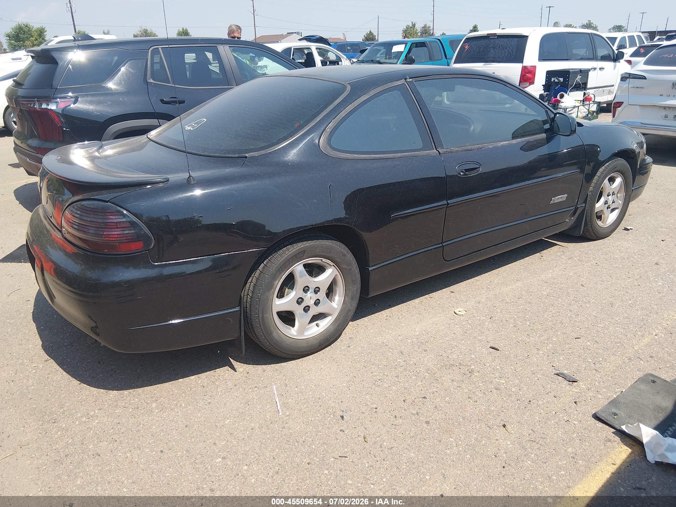 1997 Pontiac Grand Prix Gt Black vin: 1G2WP121XVF284330