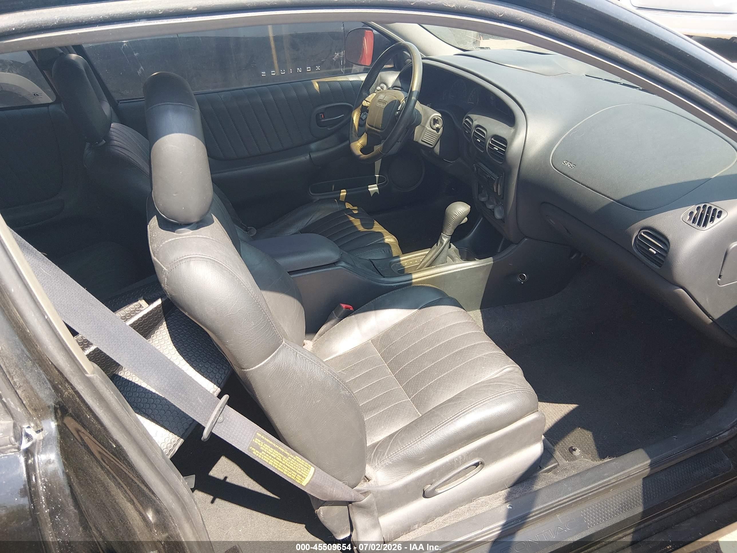 1997 Pontiac Grand Prix Gt Black vin: 1G2WP121XVF284330