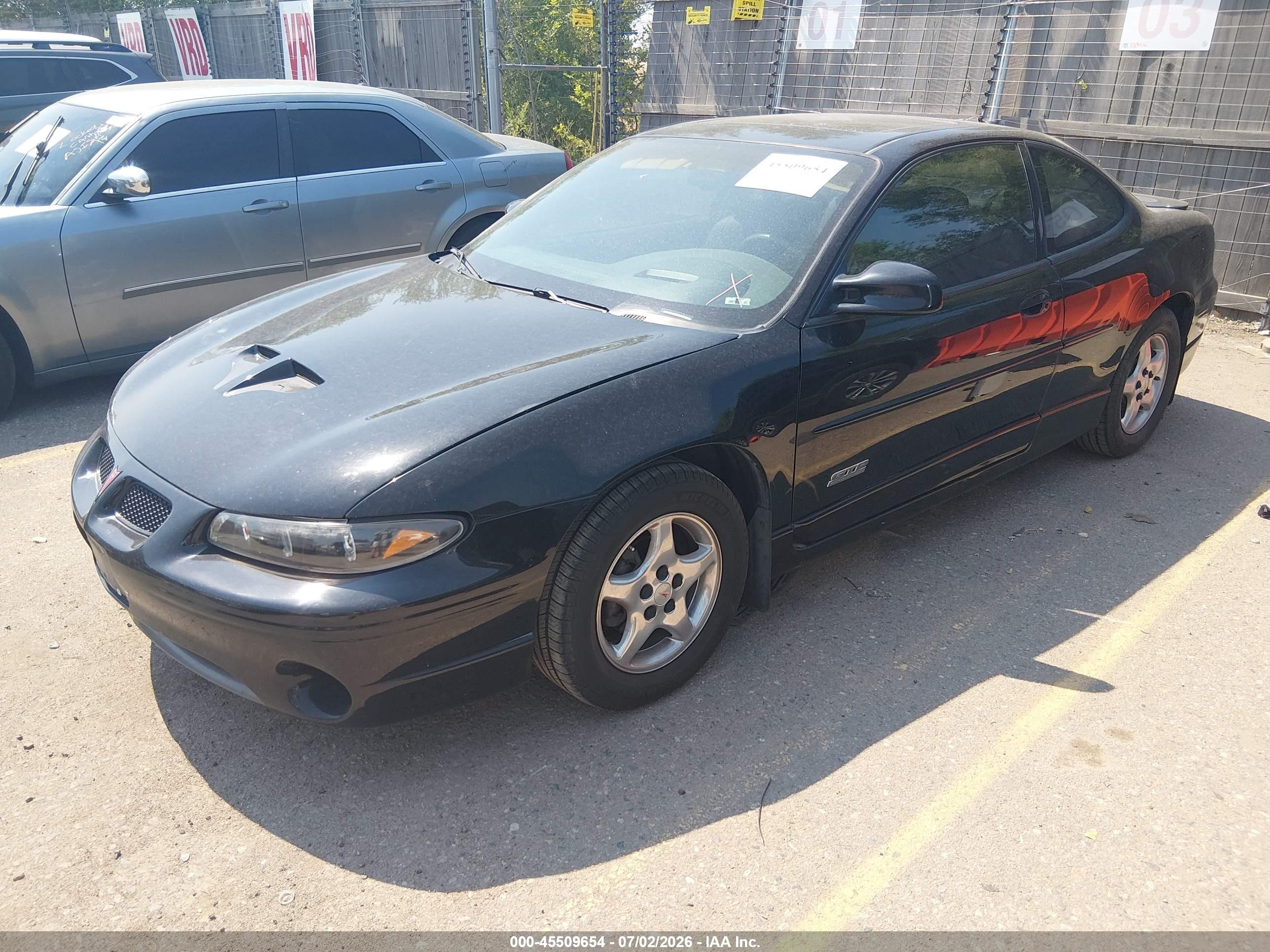 1997 Pontiac Grand Prix Gt Black vin: 1G2WP121XVF284330