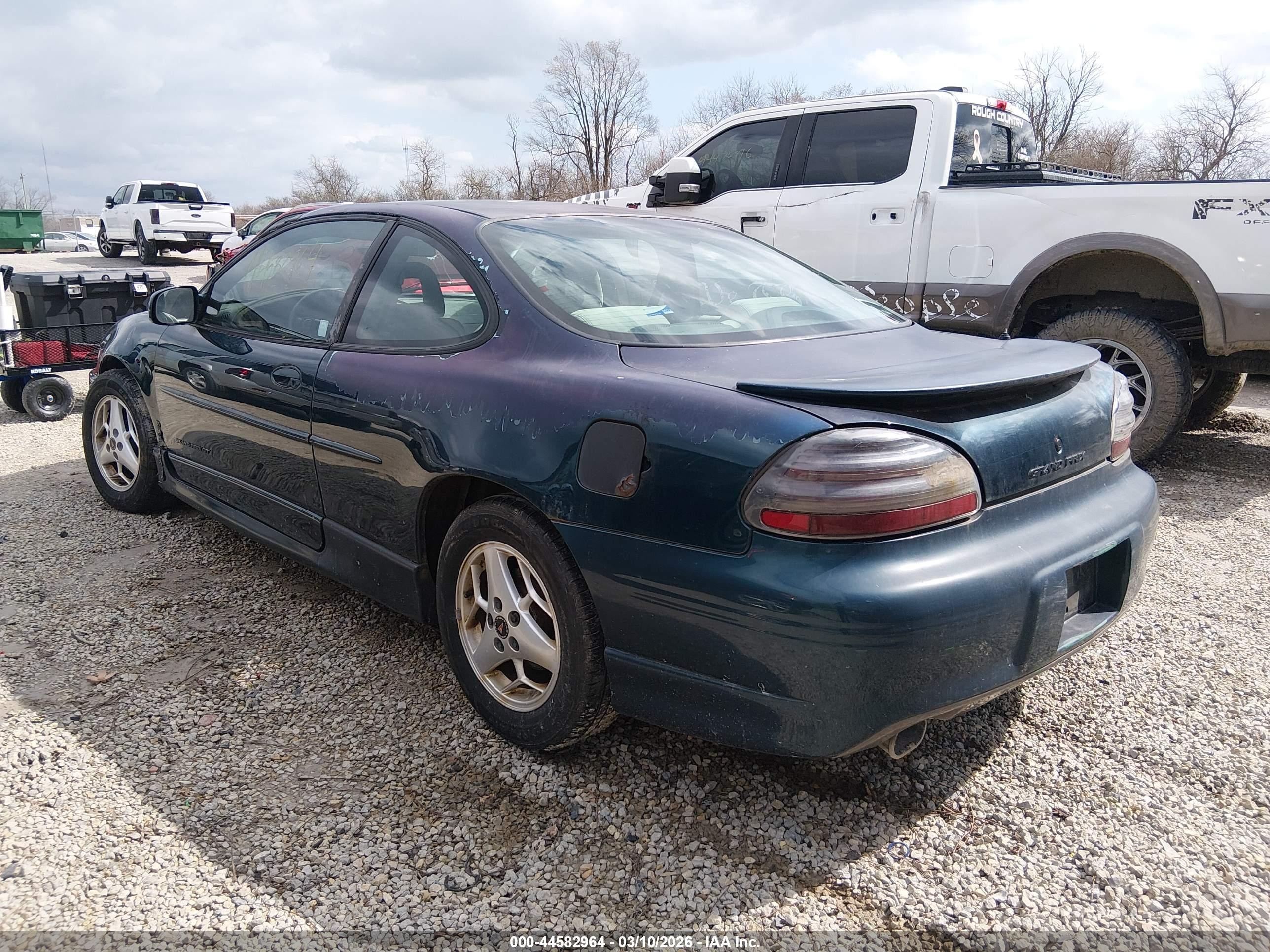 1997 Pontiac Grand Prix Gt Blue vin: 1G2WP12K0VF278139