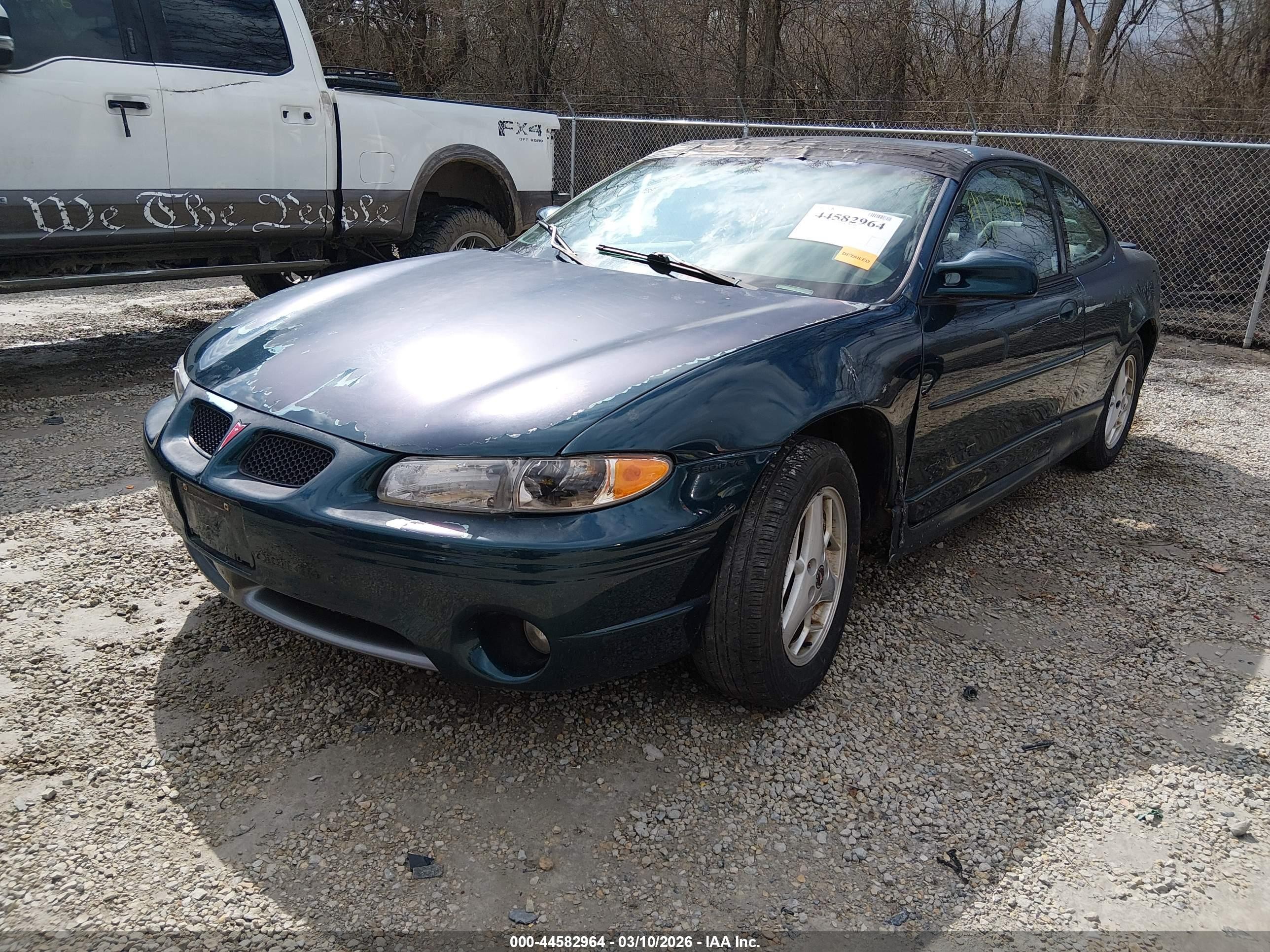 1997 Pontiac Grand Prix Gt Blue vin: 1G2WP12K0VF278139