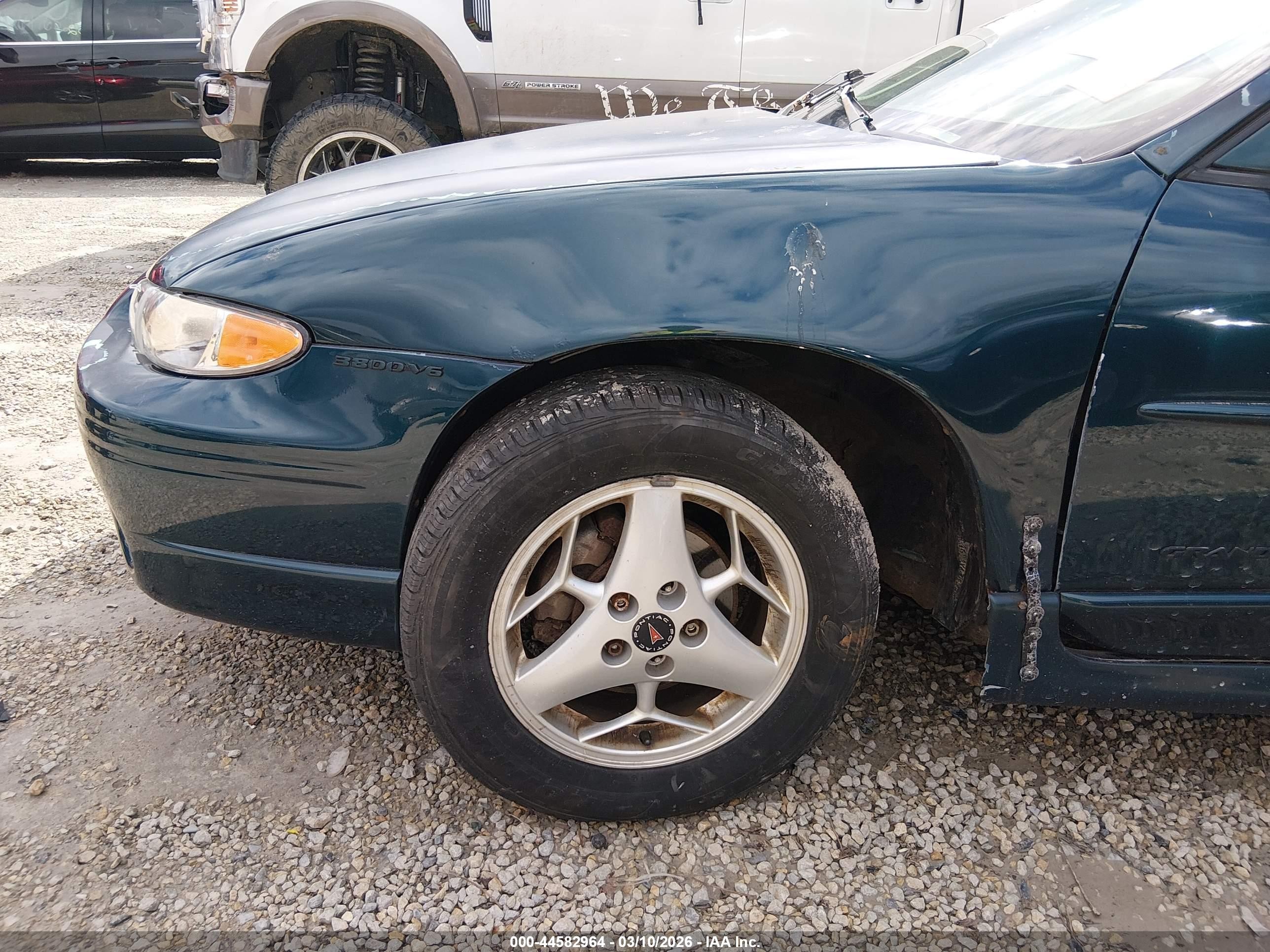 1997 Pontiac Grand Prix Gt Blue vin: 1G2WP12K0VF278139