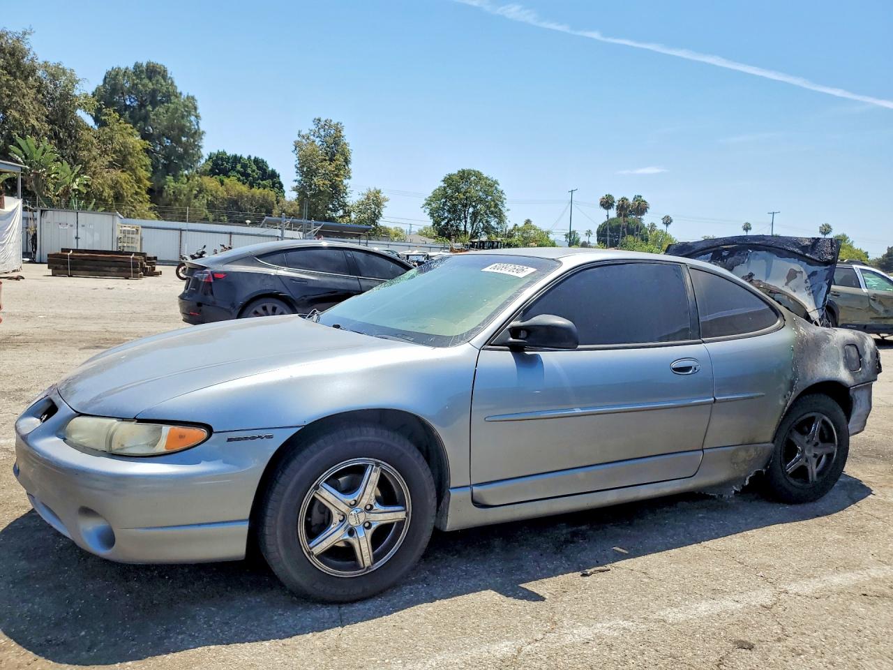 1997 Pontiac Grand Prix Gt Gray vin: 1G2WP12K0VF311253