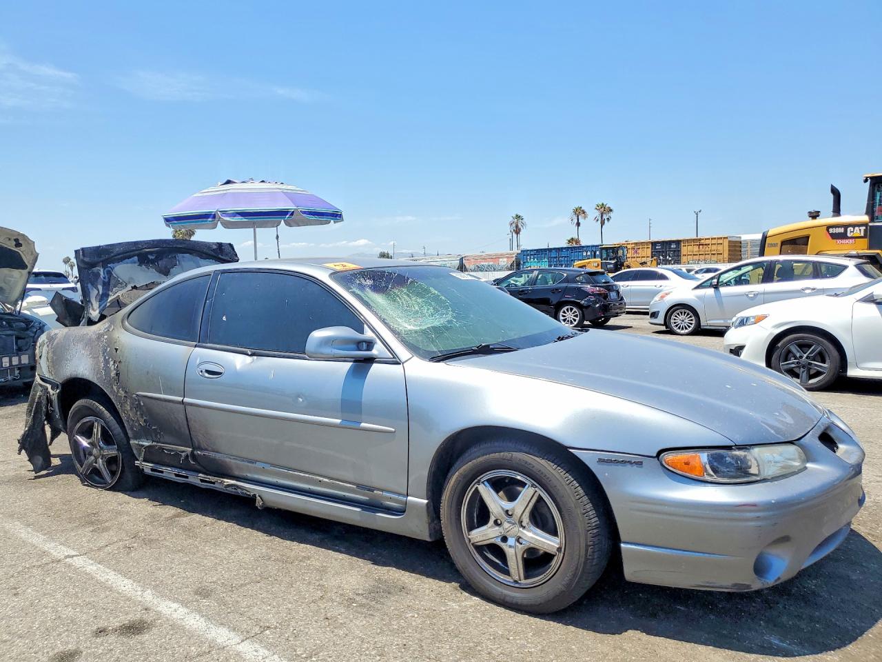 1997 Pontiac Grand Prix Gt Gray vin: 1G2WP12K0VF311253