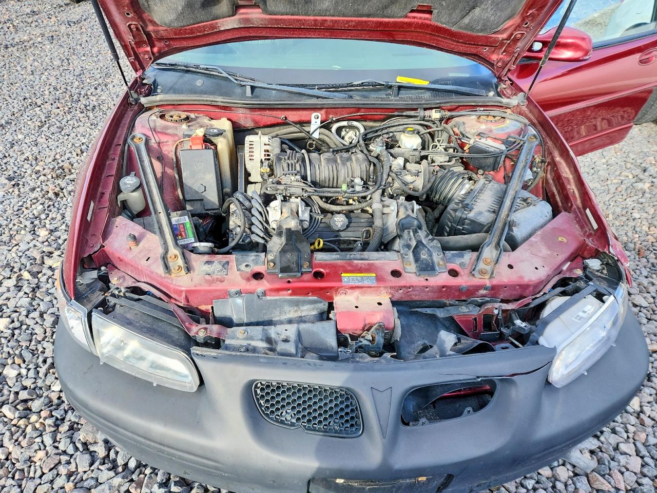 2002 Pontiac Grand Prix Gt Темно-бордовый vin: 1G2WP12K22F286836