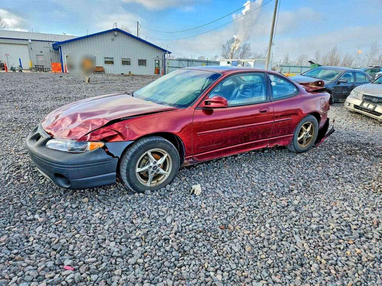 2002 Pontiac Grand Prix Gt Темно-бордовый vin: 1G2WP12K22F286836