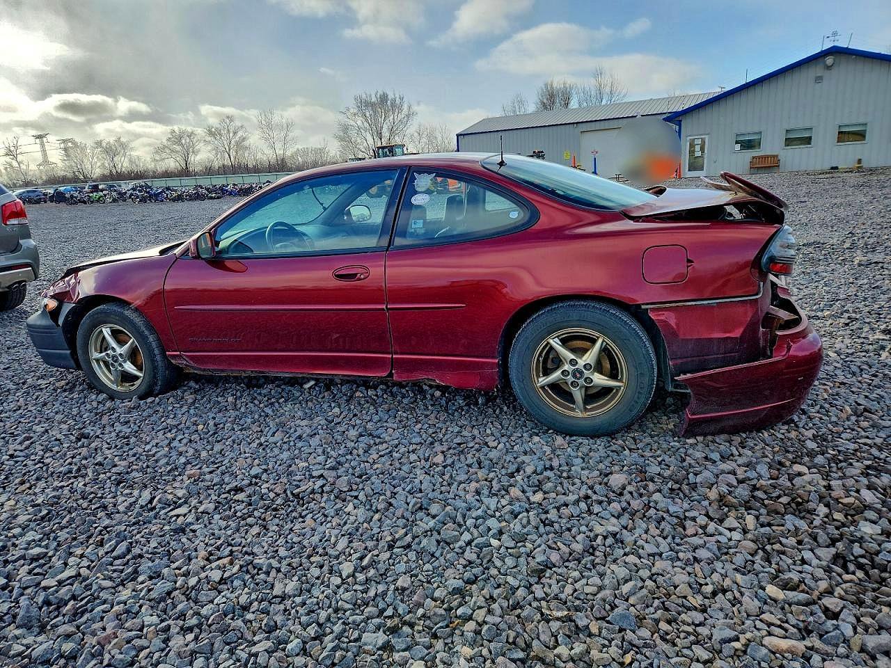 2002 Pontiac Grand Prix Gt Темно-бордовый vin: 1G2WP12K22F286836