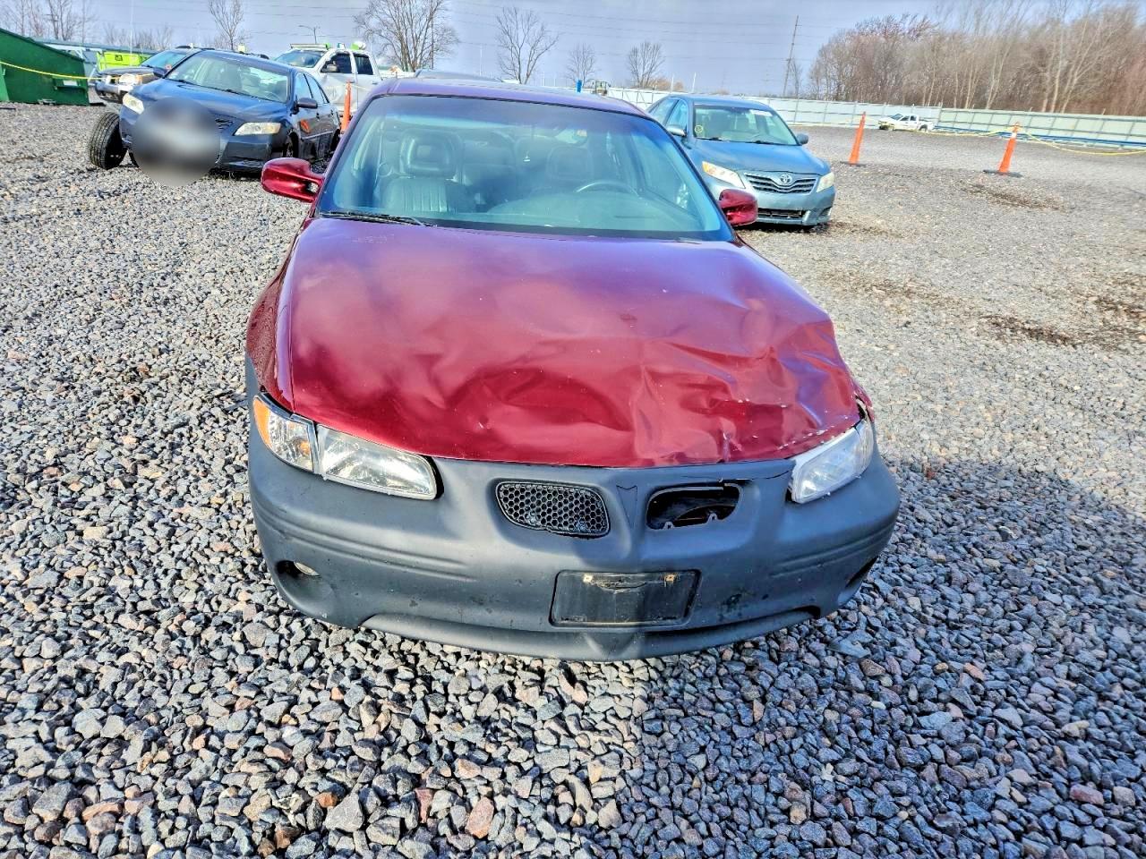2002 Pontiac Grand Prix Gt Темно-бордовый vin: 1G2WP12K22F286836