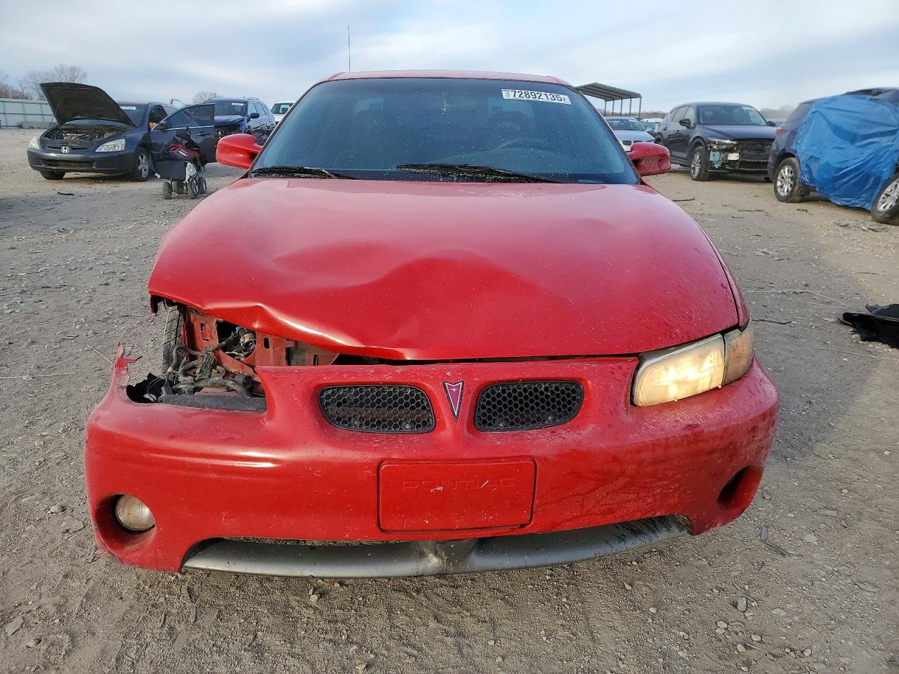 1997 Pontiac Grand Prix Gt Red vin: 1G2WP12K3VF218646