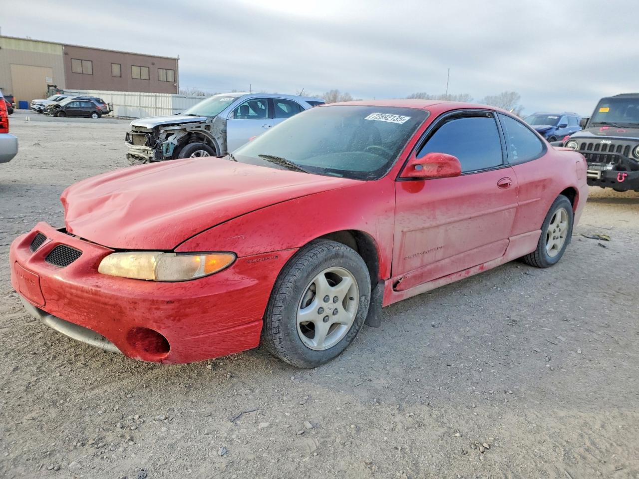 1997 Pontiac Grand Prix Gt Red vin: 1G2WP12K3VF218646