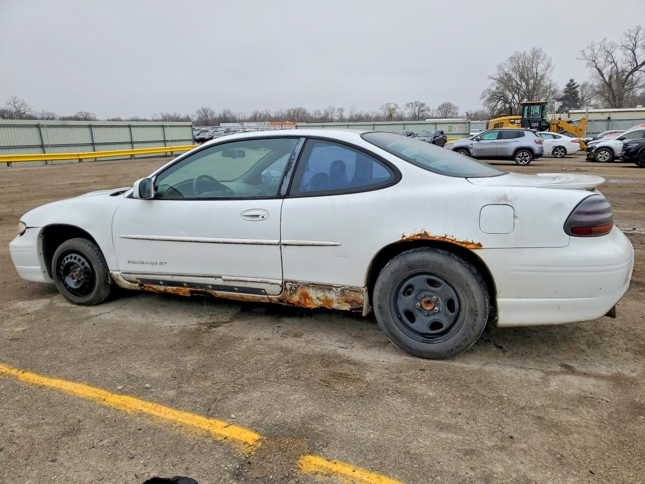 1997 Pontiac Grand Prix Gt White vin: 1G2WP12K5VF344815