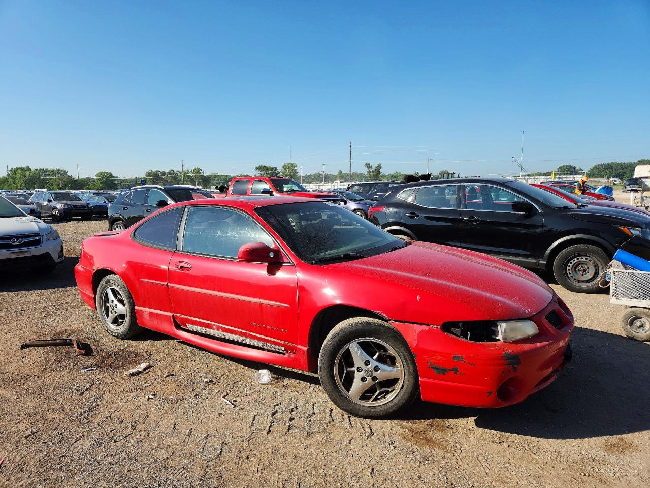 2001 Pontiac Grand Prix Gt Red vin: 1G2WP12K61F256687