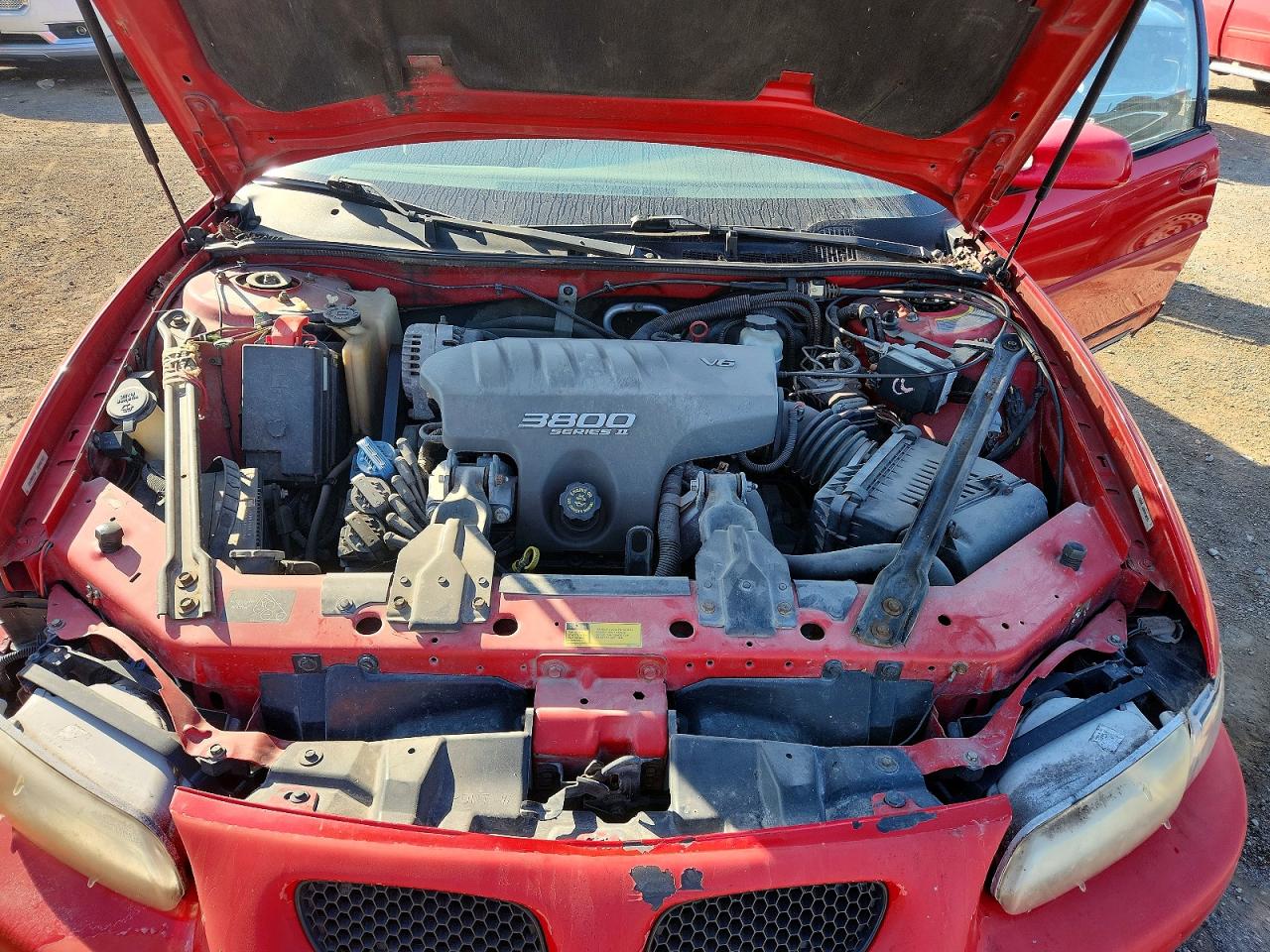 2001 Pontiac Grand Prix Gt Red vin: 1G2WP12K61F256687