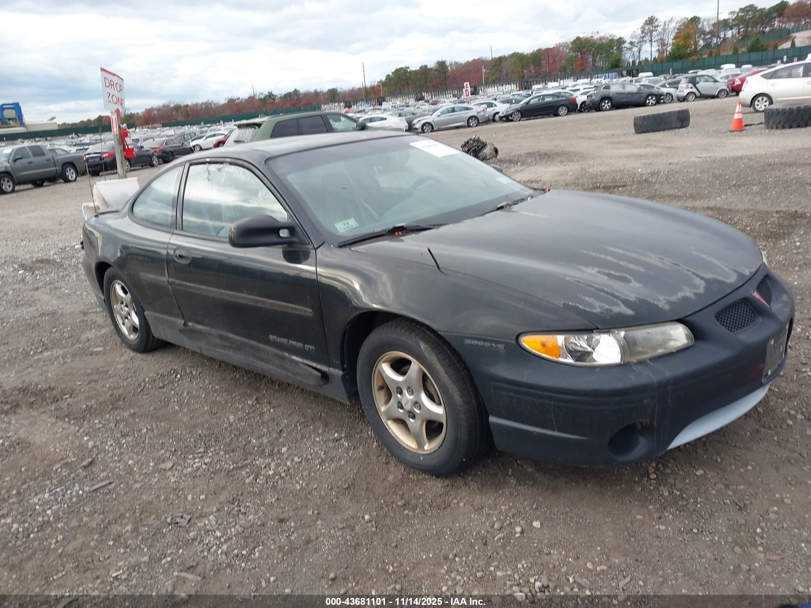 1997 Pontiac Grand Prix Gt Black vin: 1G2WP12K7VF263007
