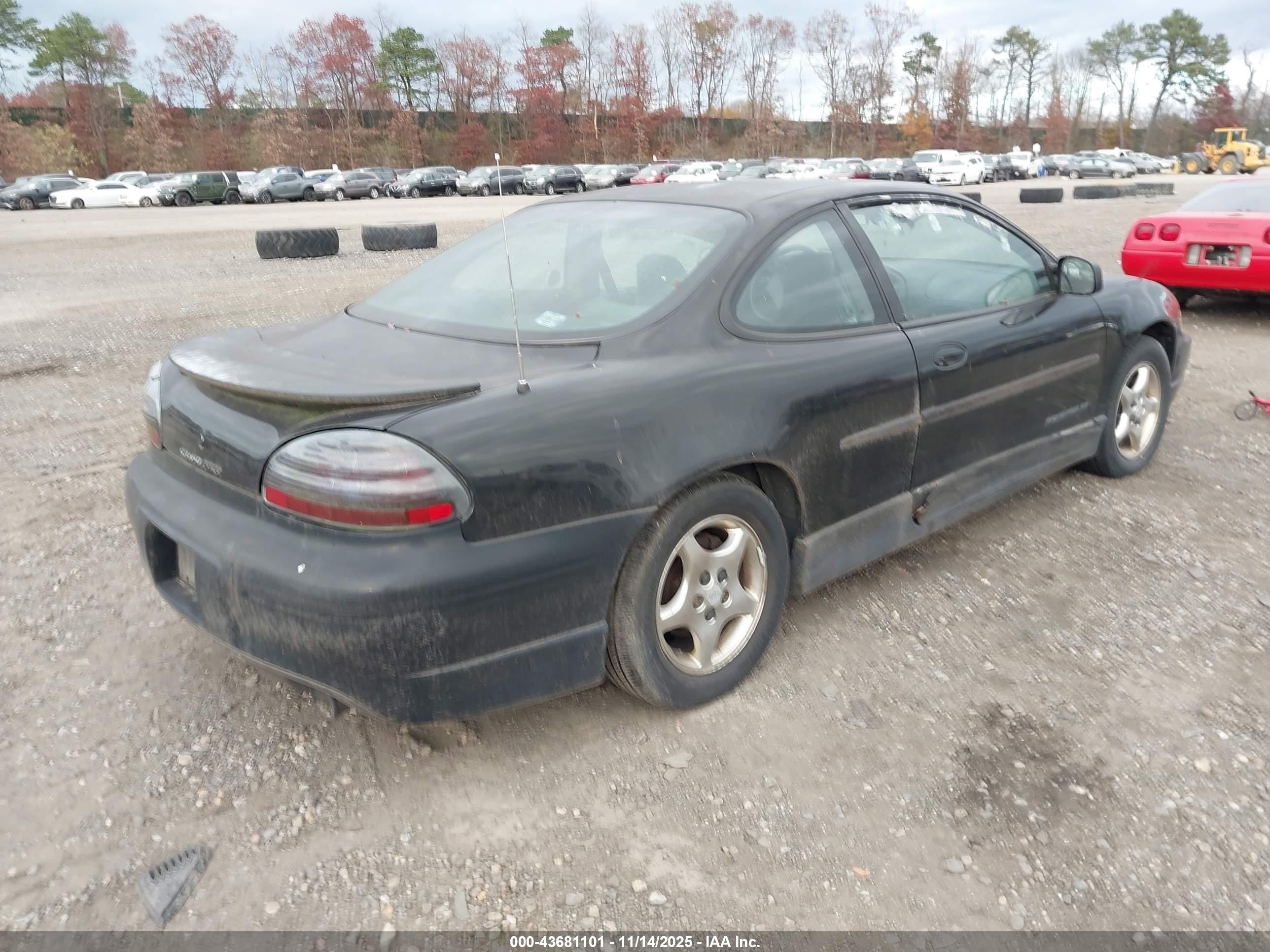 1997 Pontiac Grand Prix Gt Black vin: 1G2WP12K7VF263007