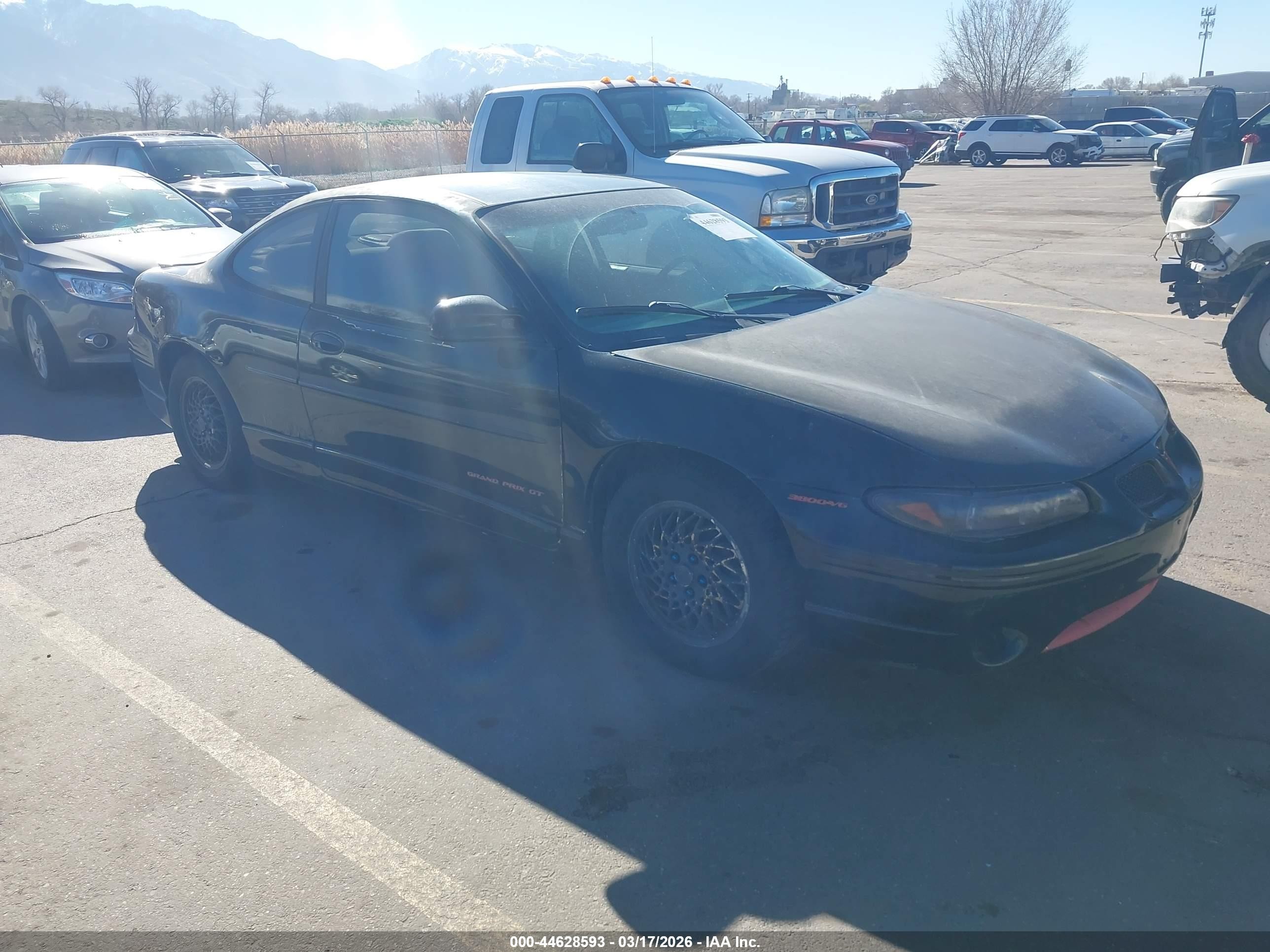 1998 Pontiac Grand Prix Gt Черный vin: 1G2WP12K7WF314376