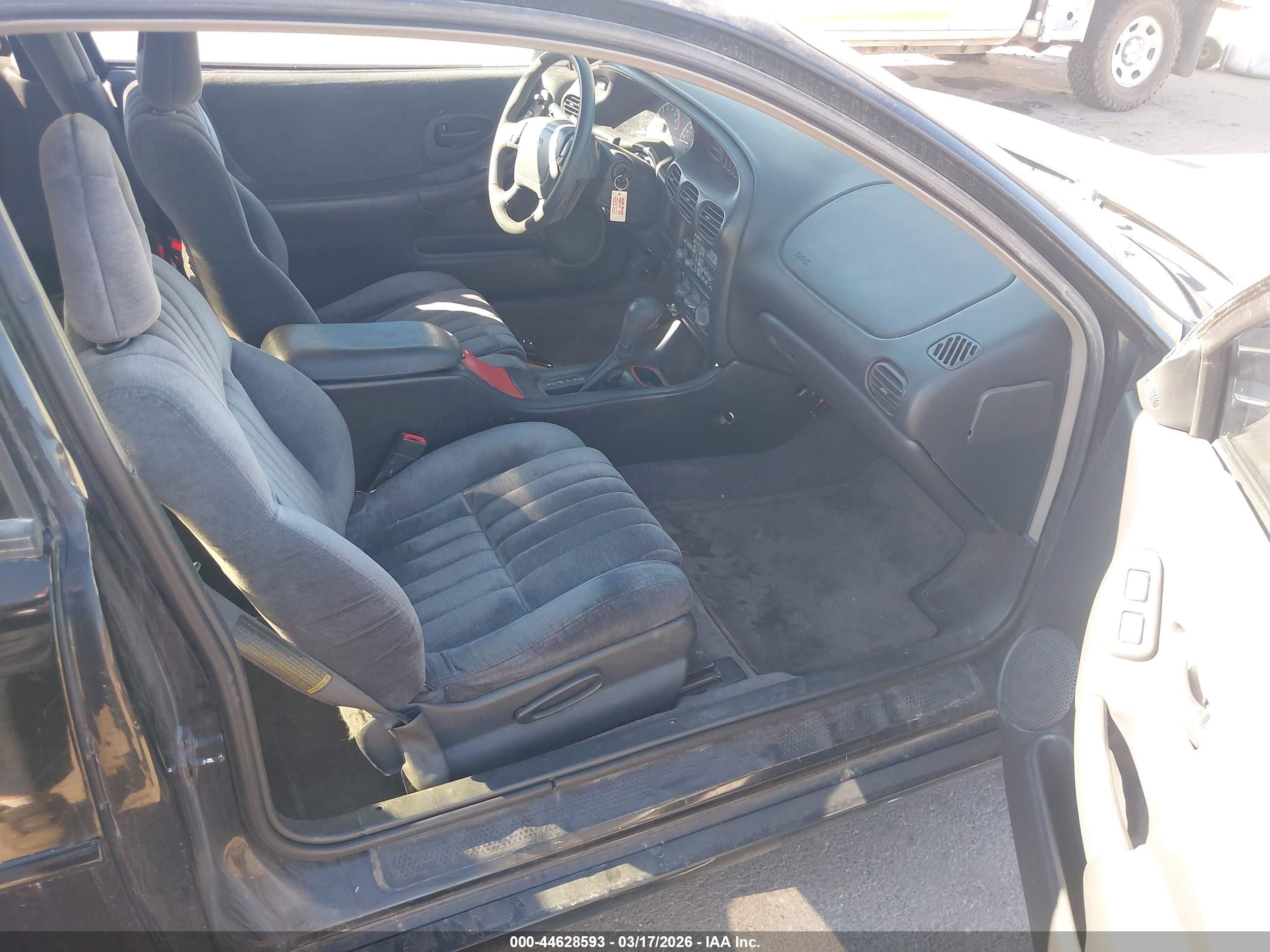 1998 Pontiac Grand Prix Gt Черный vin: 1G2WP12K7WF314376