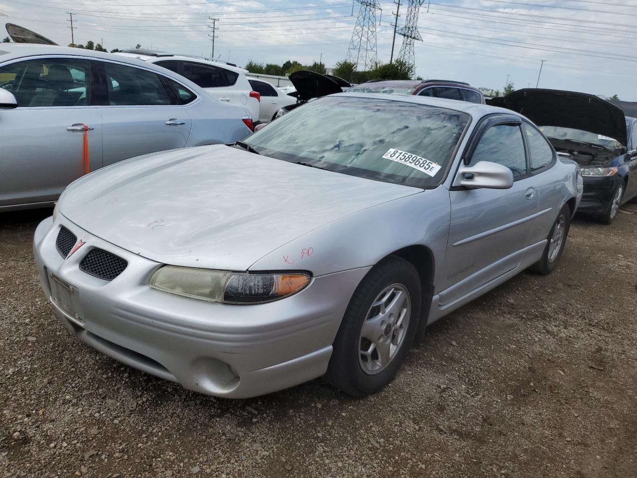 2002 Pontiac Grand Prix Gt Silver vin: 1G2WP12KX2F230739
