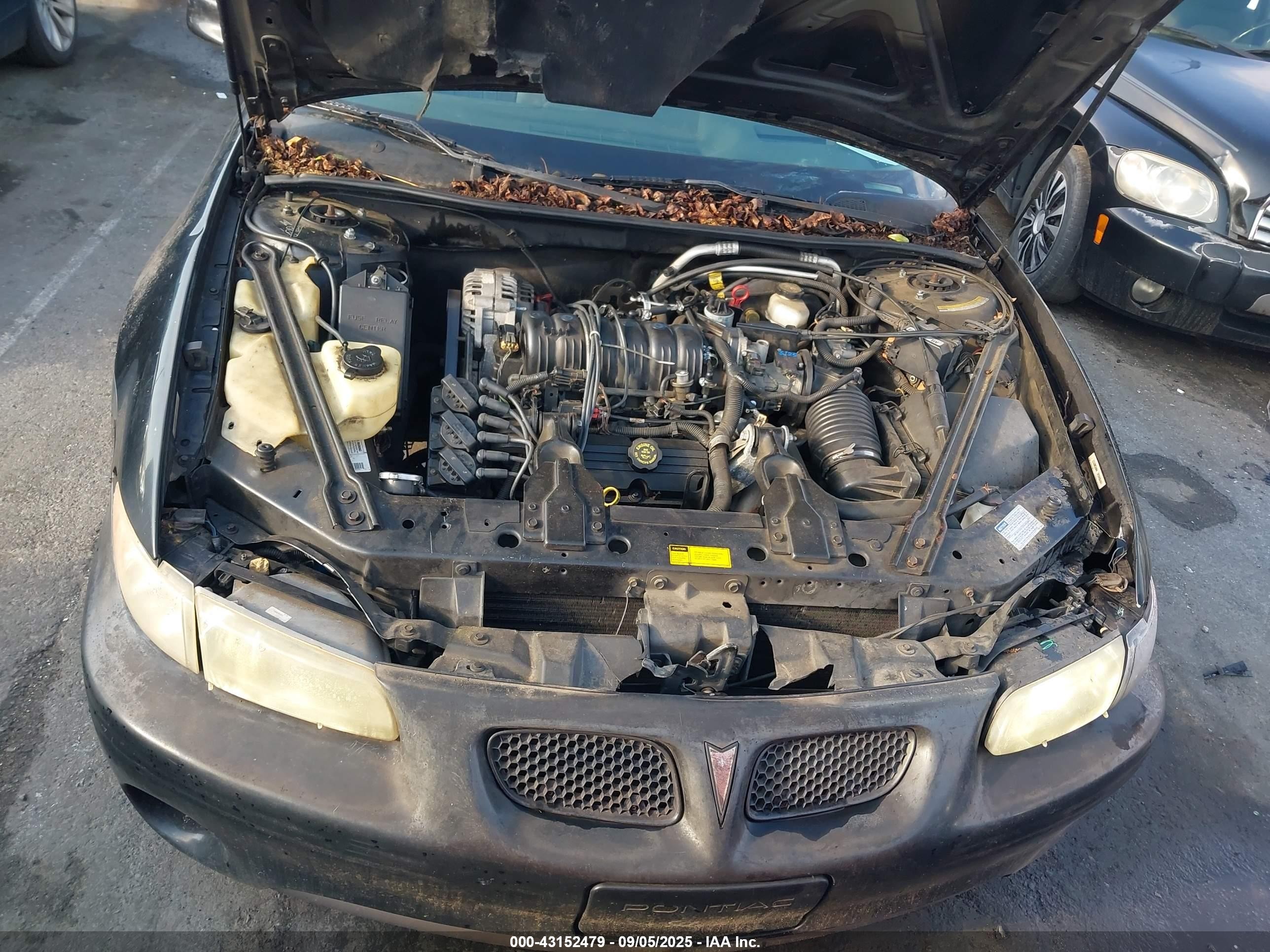 1997 Pontiac Grand Prix Gt Black vin: 1G2WP12KXVF348374