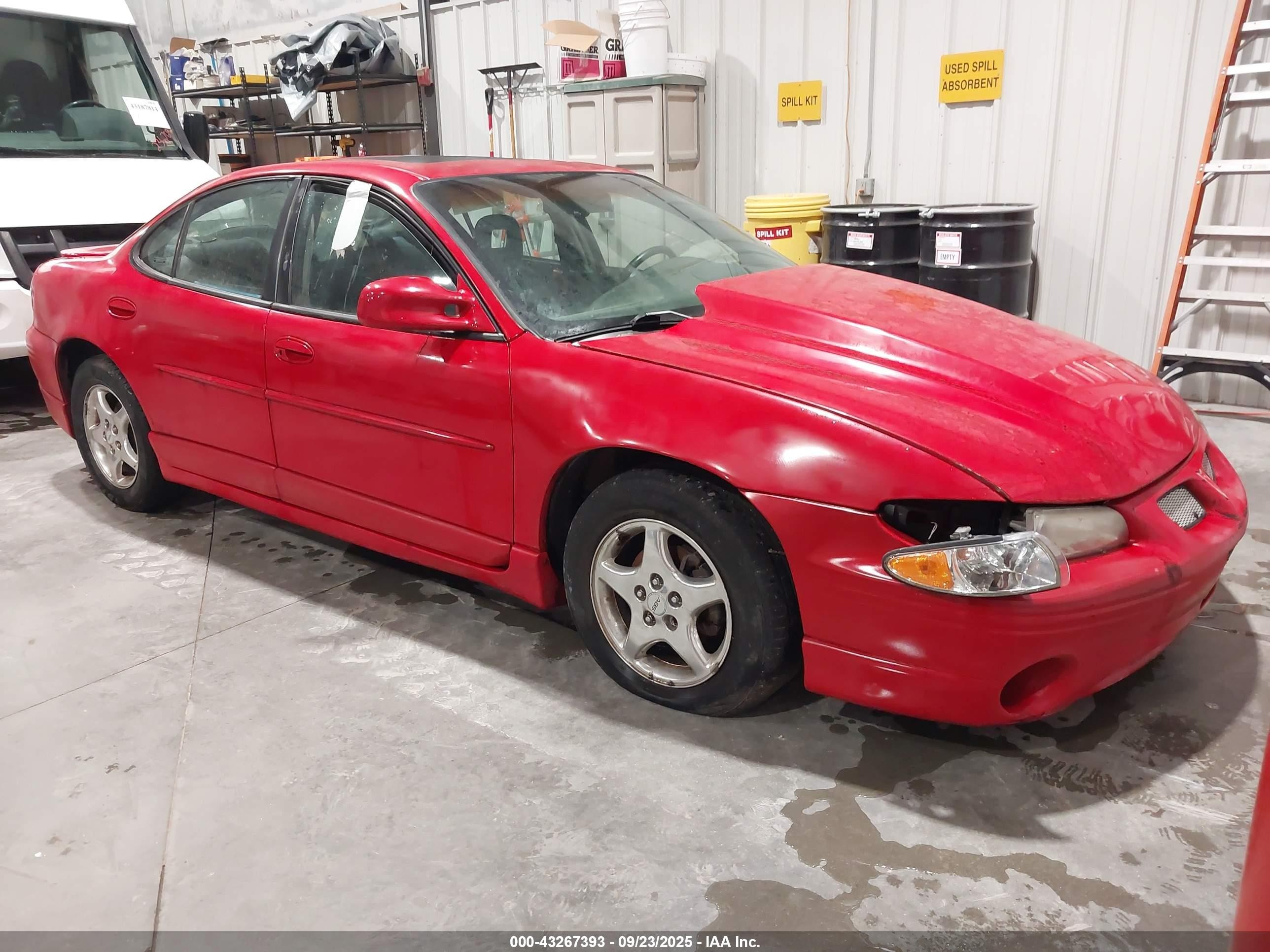 1997 Pontiac Grand Prix Gt Красный vin: 1G2WP5215VF346210
