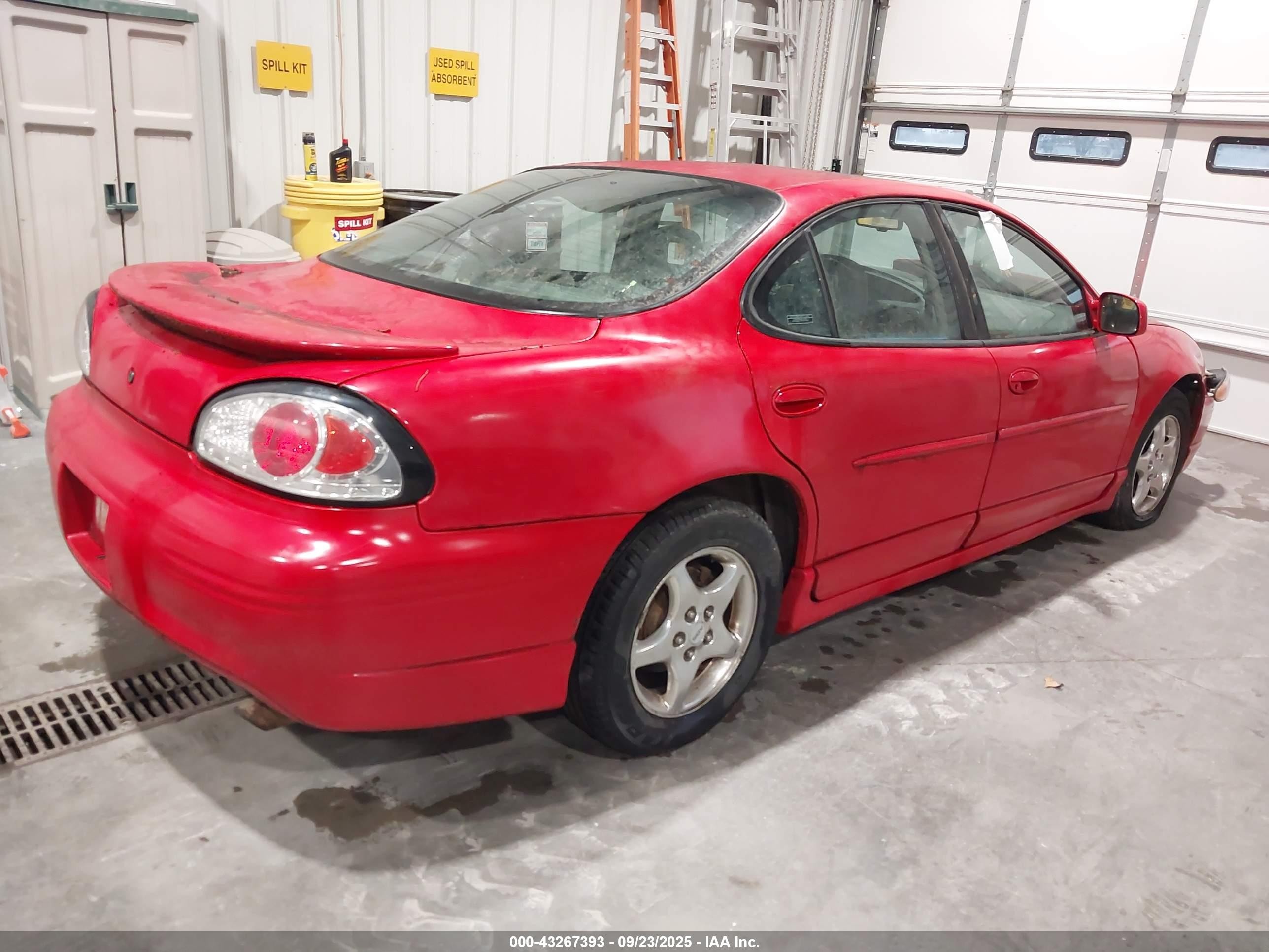 1997 Pontiac Grand Prix Gt Red vin: 1G2WP5215VF346210