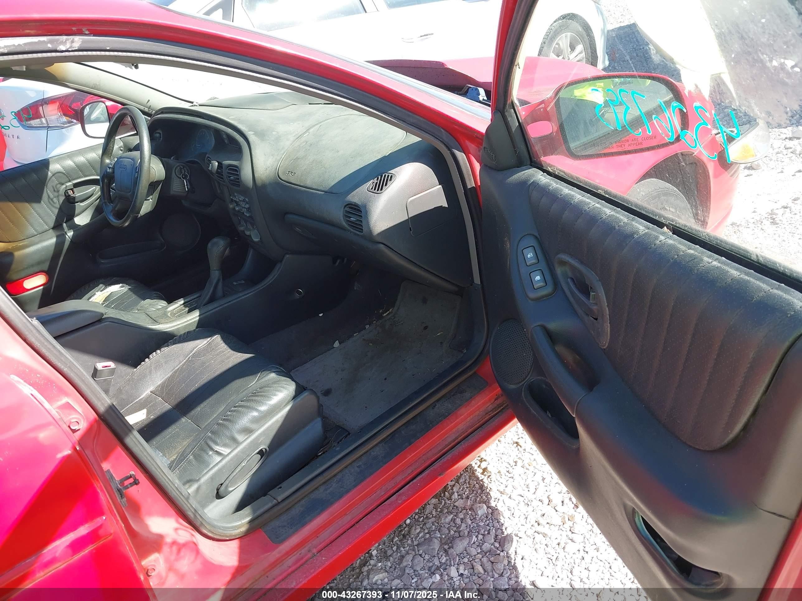 1997 Pontiac Grand Prix Gt Red vin: 1G2WP5215VF346210