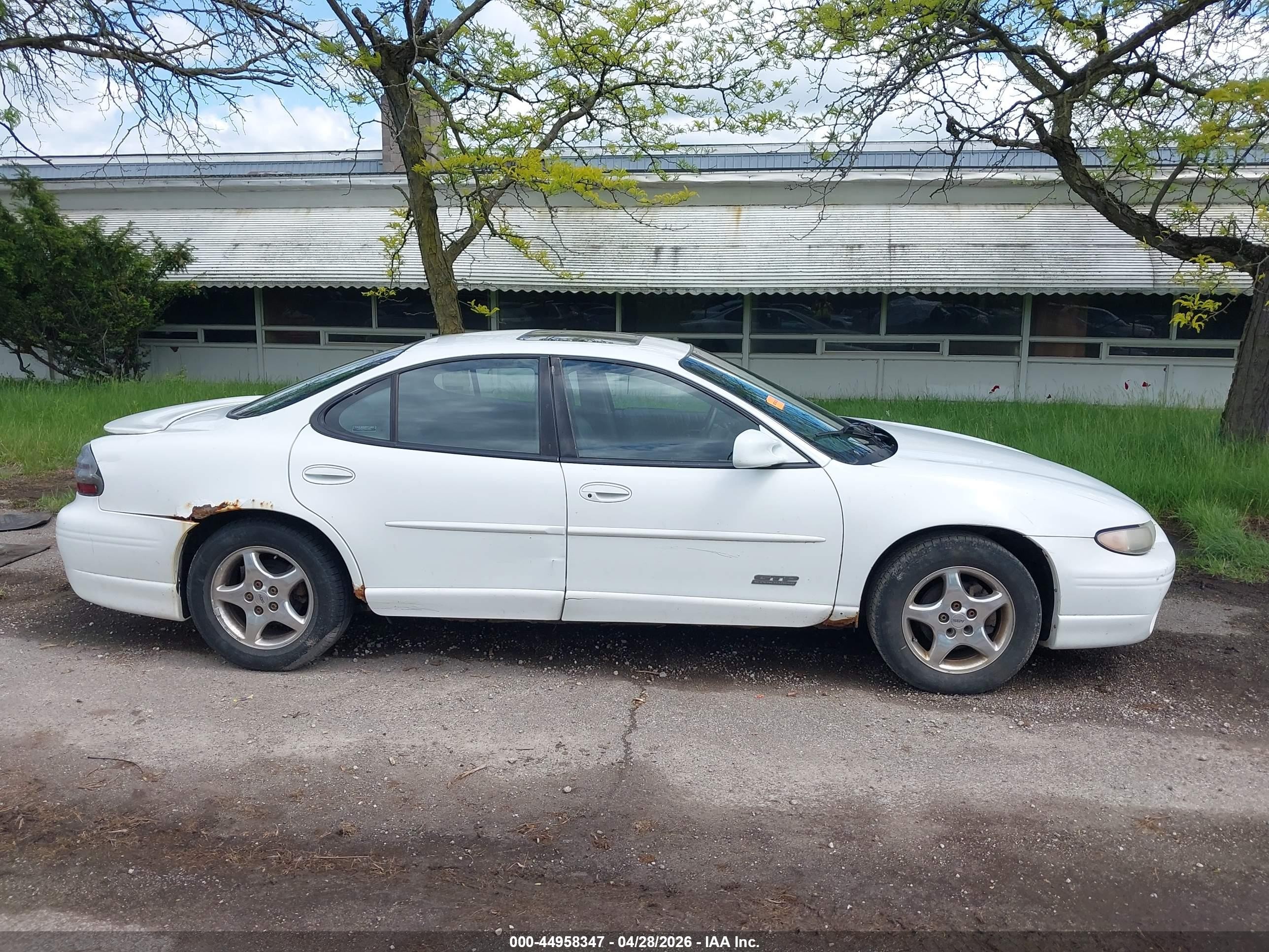 1998 Pontiac Grand Prix Gt White vin: 1G2WP5217WF317843