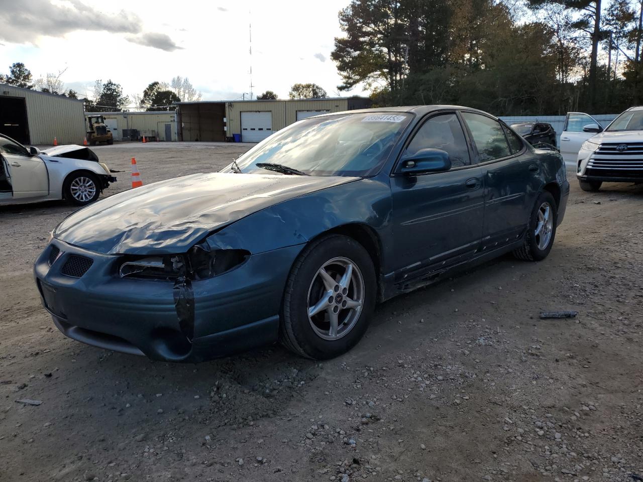 2002 Pontiac Grand Prix Gt Blue vin: 1G2WP52K12F141472