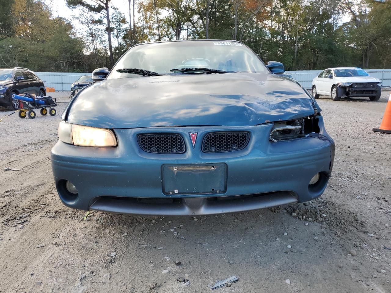 2002 Pontiac Grand Prix Gt Blue vin: 1G2WP52K12F141472