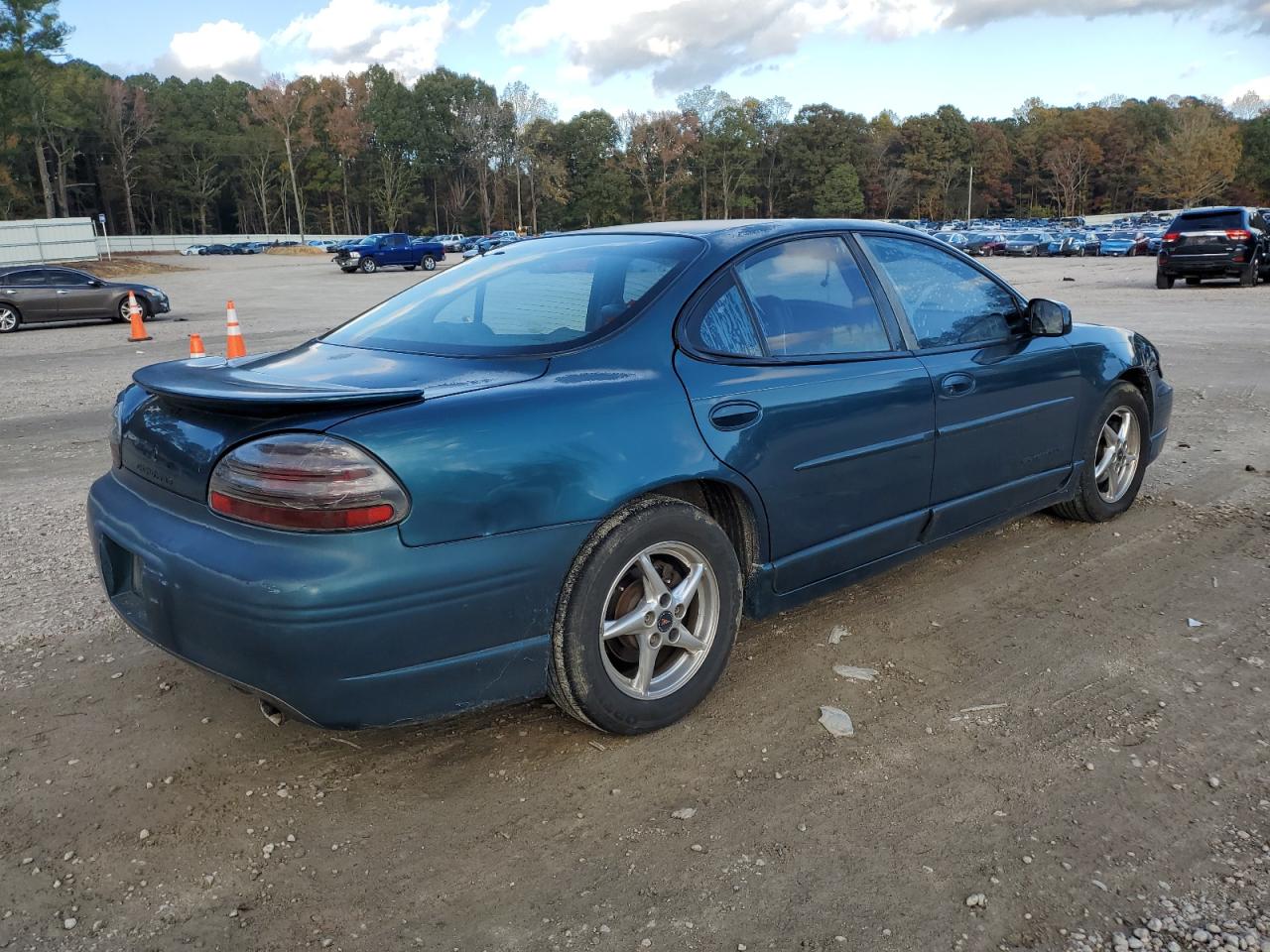 2002 Pontiac Grand Prix Gt Blue vin: 1G2WP52K12F141472