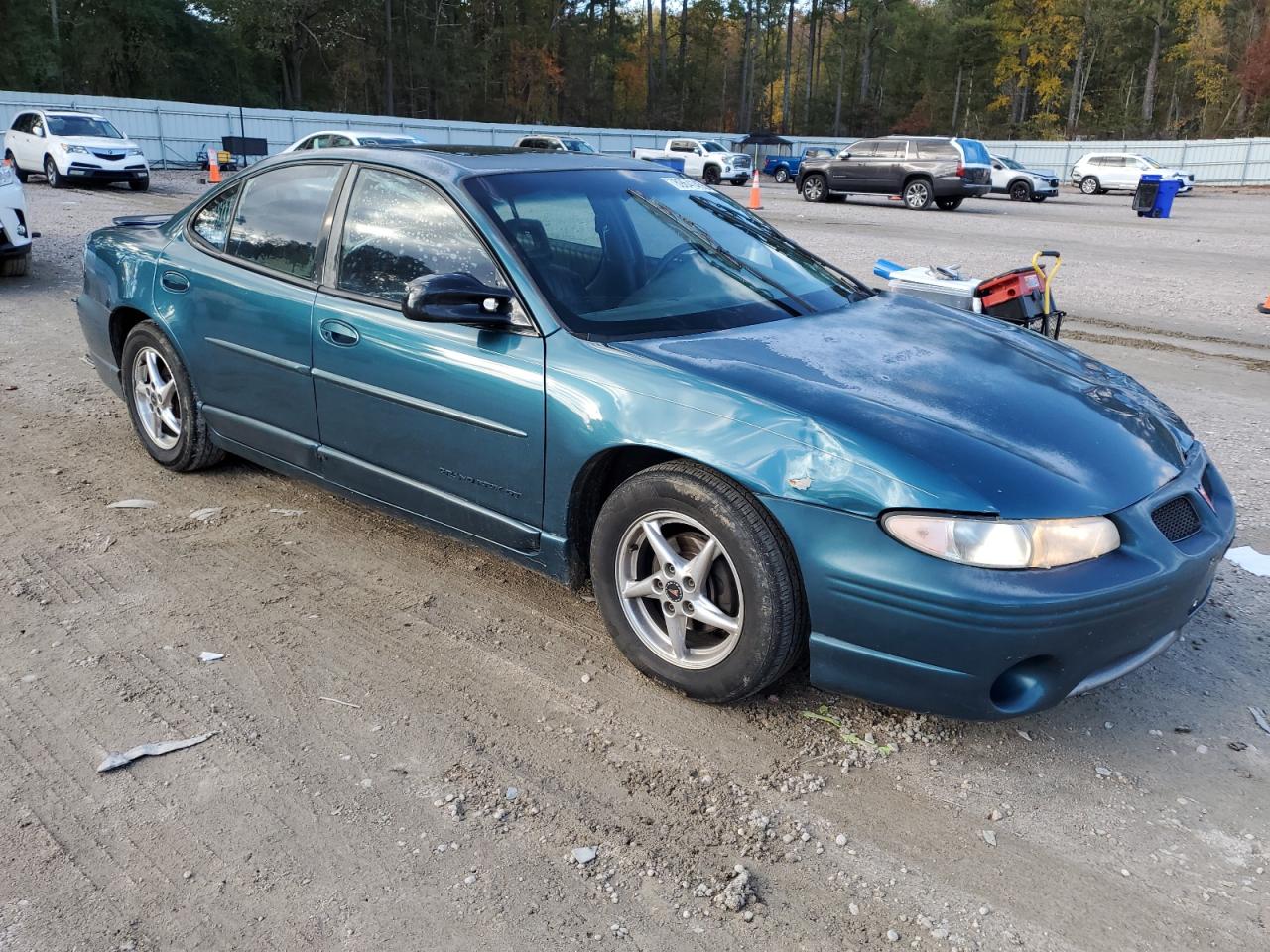 2002 Pontiac Grand Prix Gt Blue vin: 1G2WP52K12F141472
