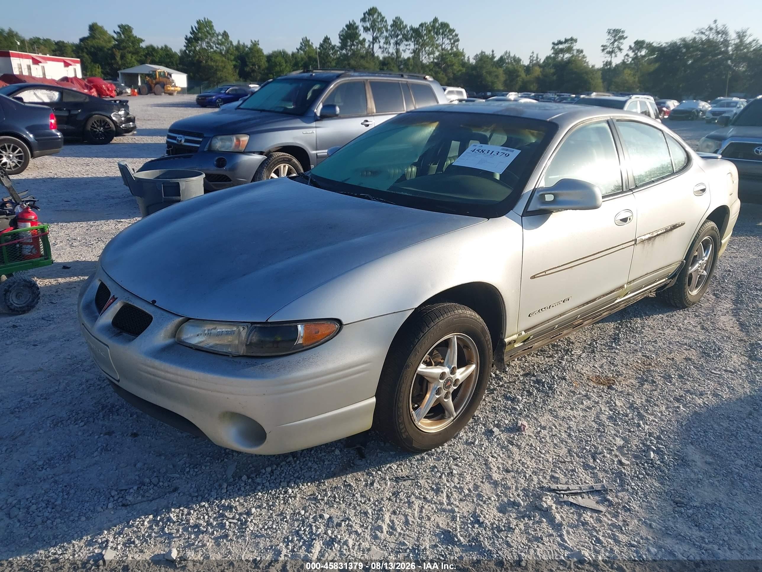 2003 Pontiac Grand Prix Gt Silver vin: 1G2WP52K13F176241