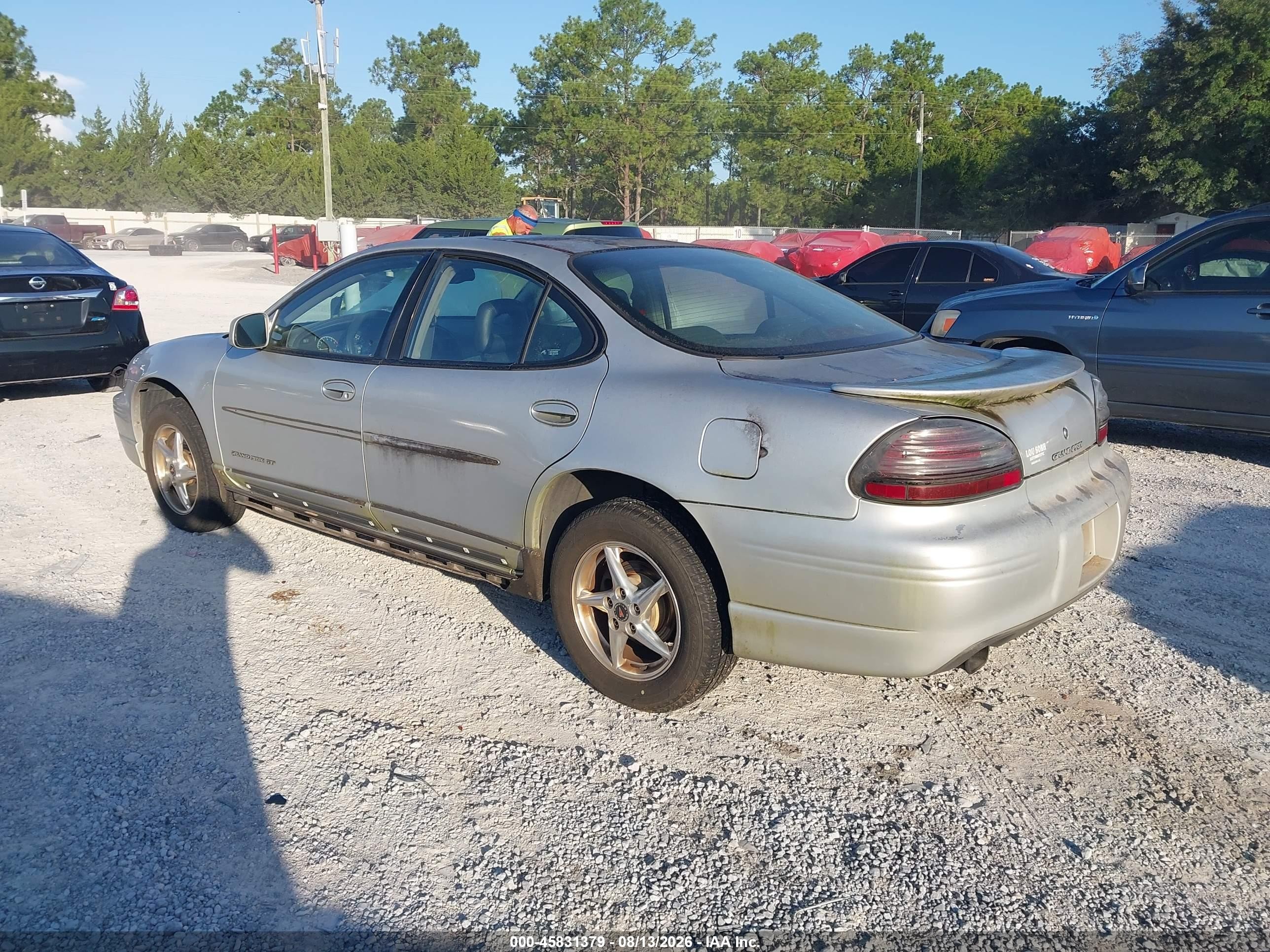 2003 Pontiac Grand Prix Gt Silver vin: 1G2WP52K13F176241